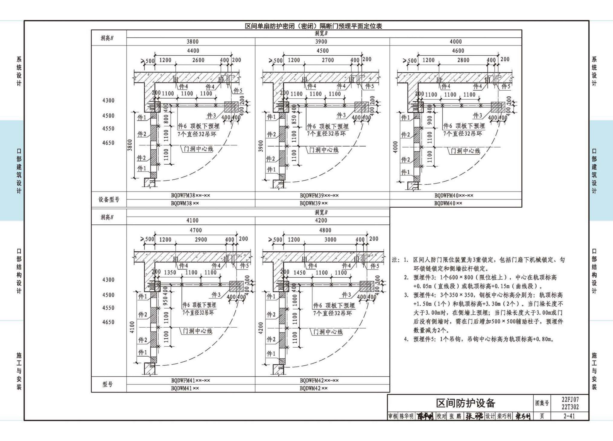 22FJ07  22T302--城市轨道交通工程人民防空设计