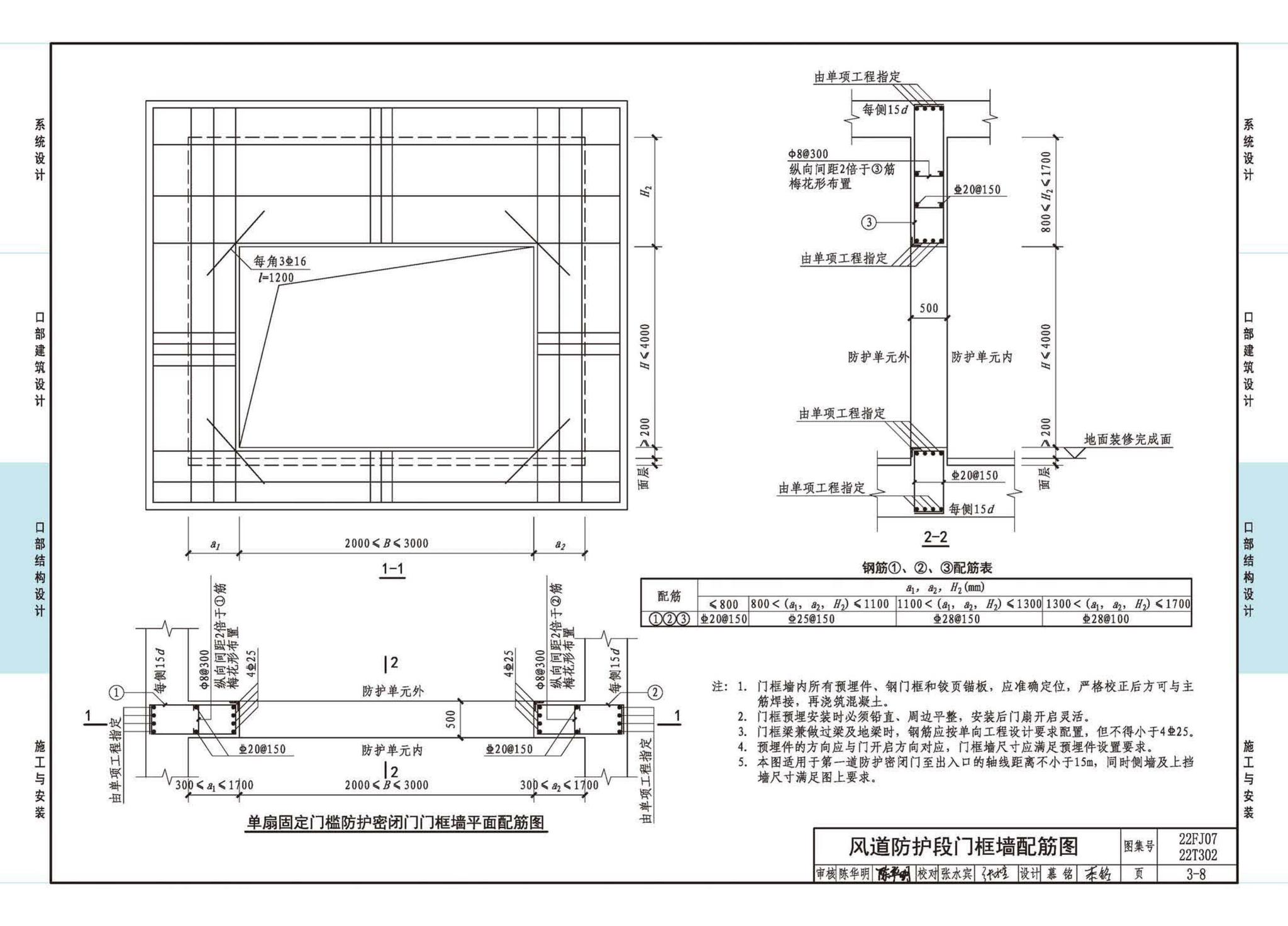 22FJ07  22T302--城市轨道交通工程人民防空设计