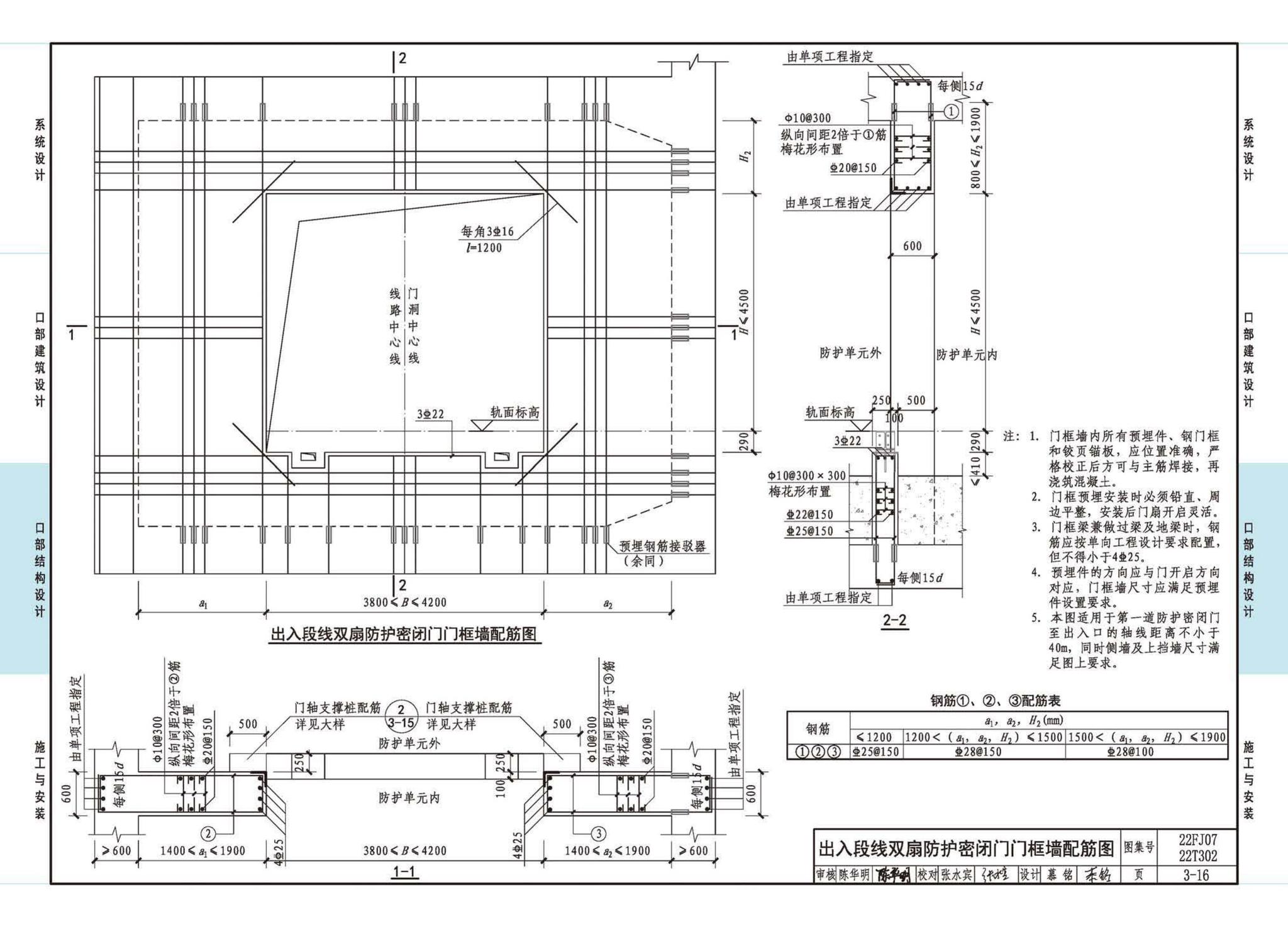 22FJ07  22T302--城市轨道交通工程人民防空设计