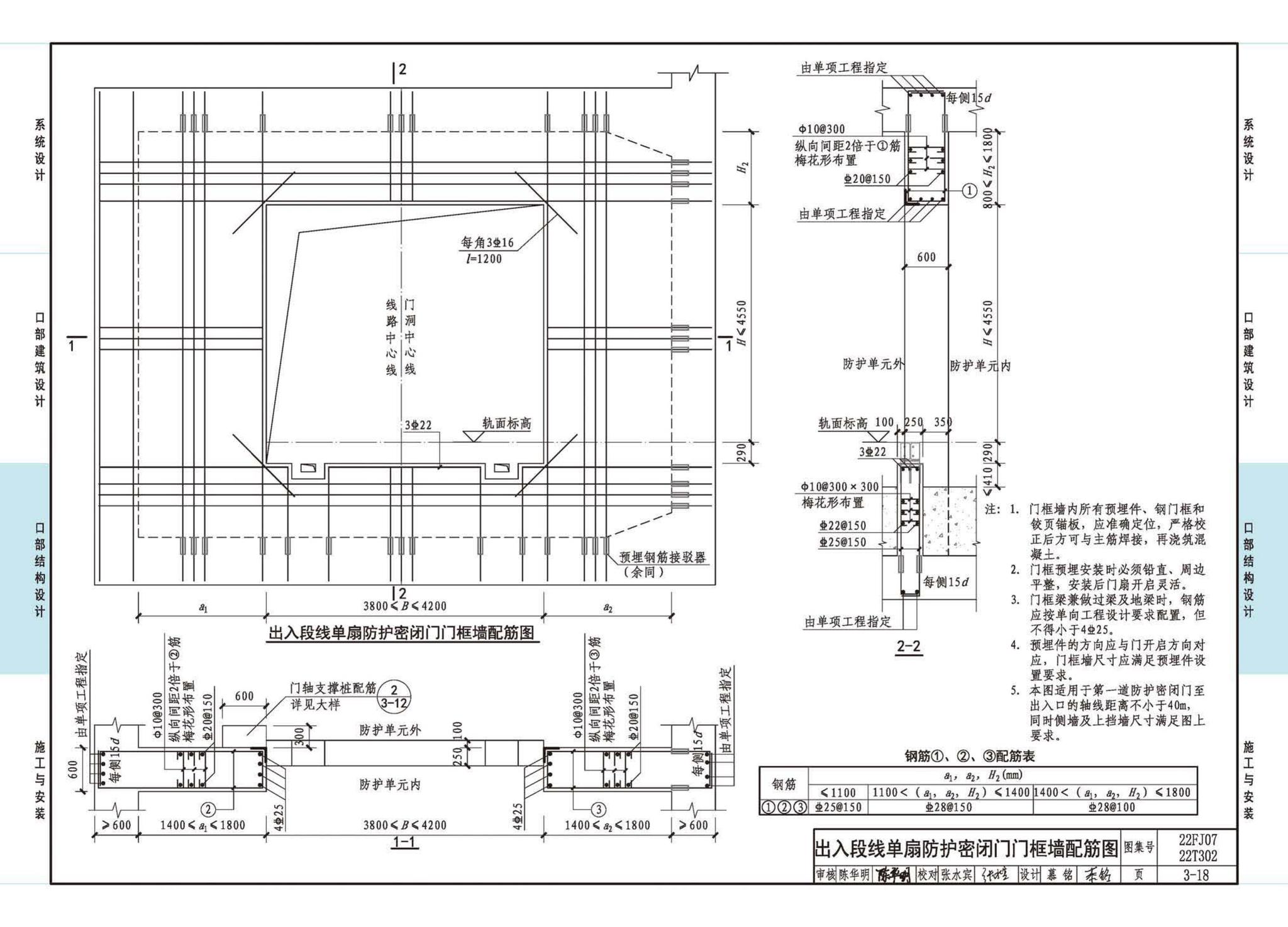 22FJ07  22T302--城市轨道交通工程人民防空设计