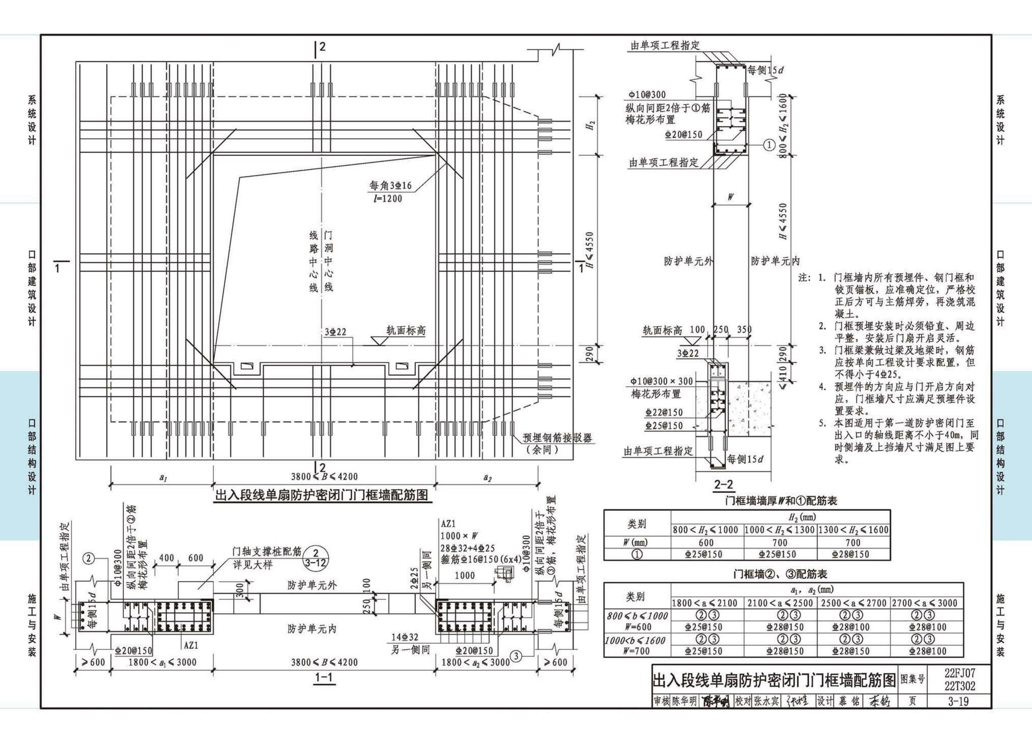 22FJ07  22T302--城市轨道交通工程人民防空设计