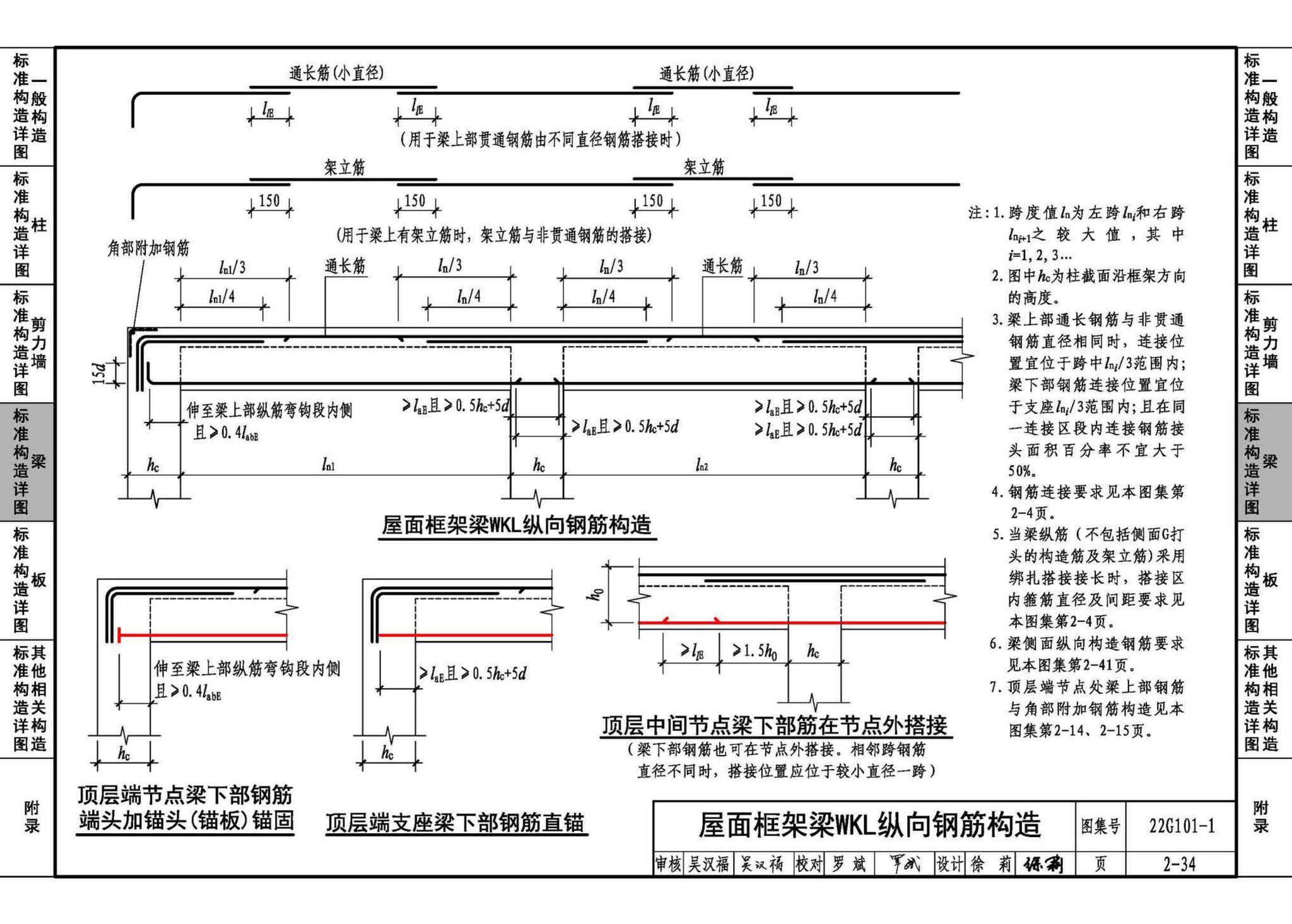 22G101-1--混凝土结构施工图平面整体表示方法制图规则和构造详图（现浇混凝土框架、剪力墙、梁、板）