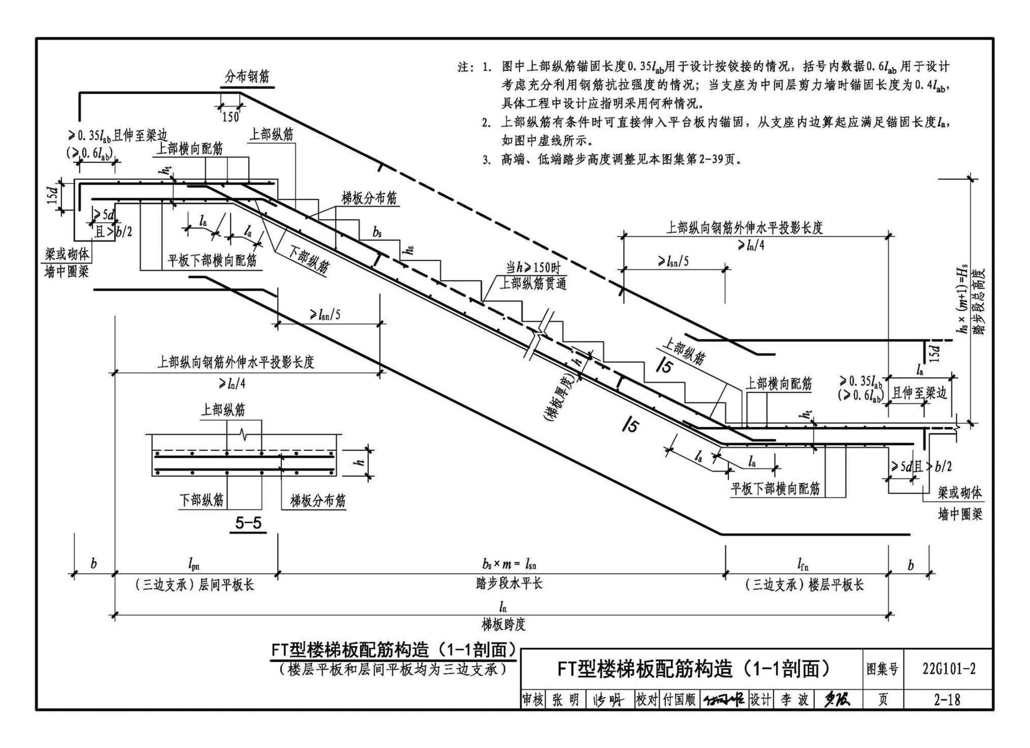 22G101-2--混凝土结构施工图平面整体表示方法制图规则和构造详图（现浇混凝土板式楼梯）