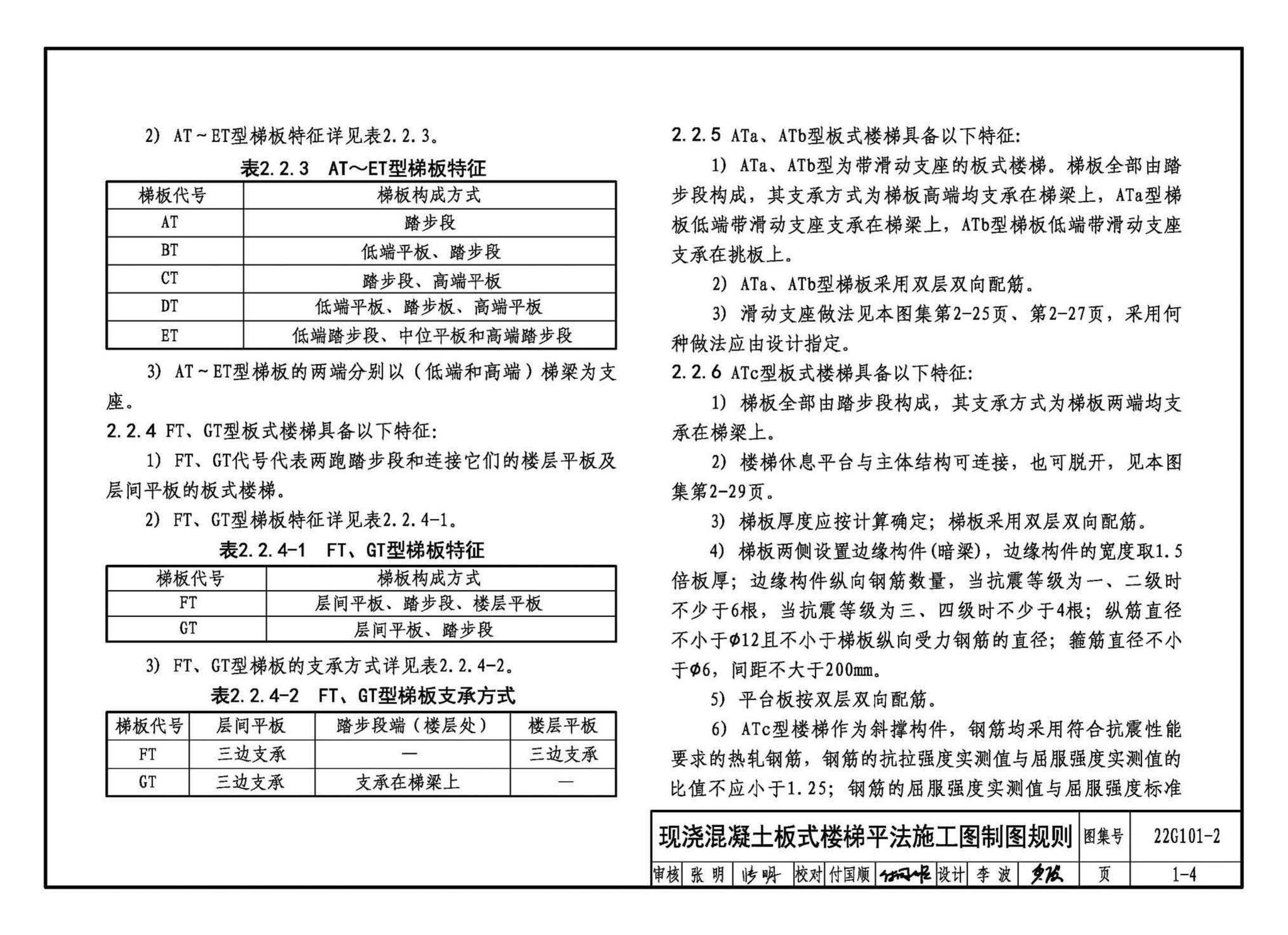 22G101-2--混凝土结构施工图平面整体表示方法制图规则和构造详图（现浇混凝土板式楼梯）