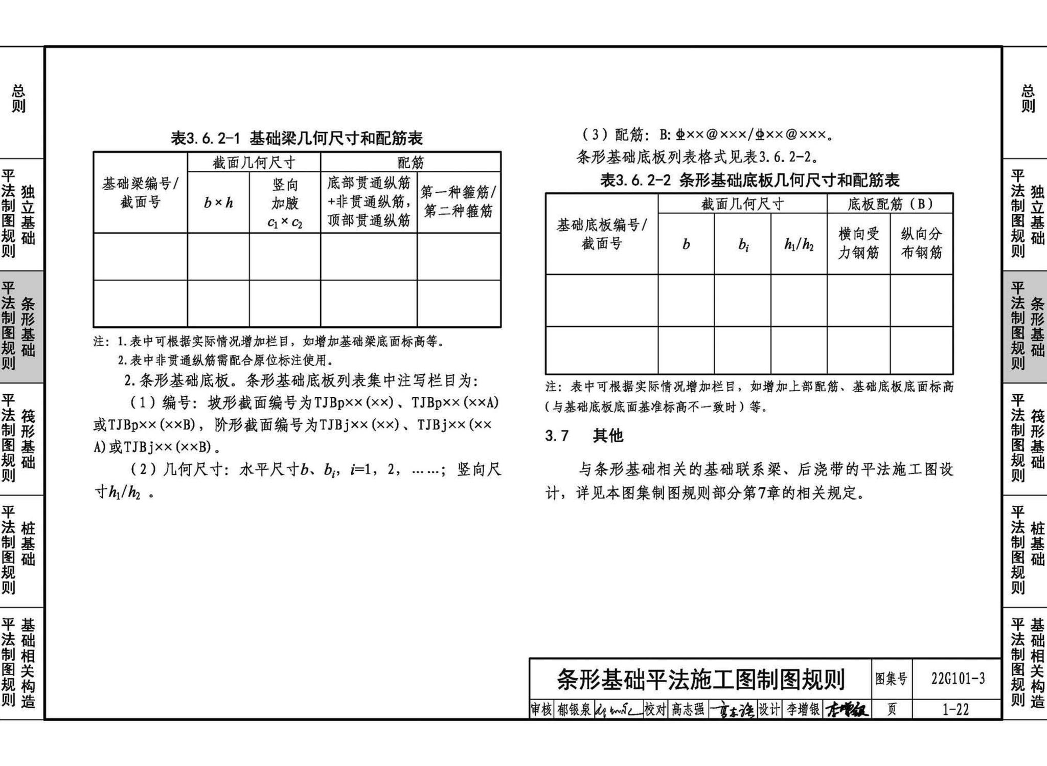 22G101-3--混凝土结构施工图平面整体表示方法制图规则和构造详图（独立基础、条形基础、筏形基础、桩基础）