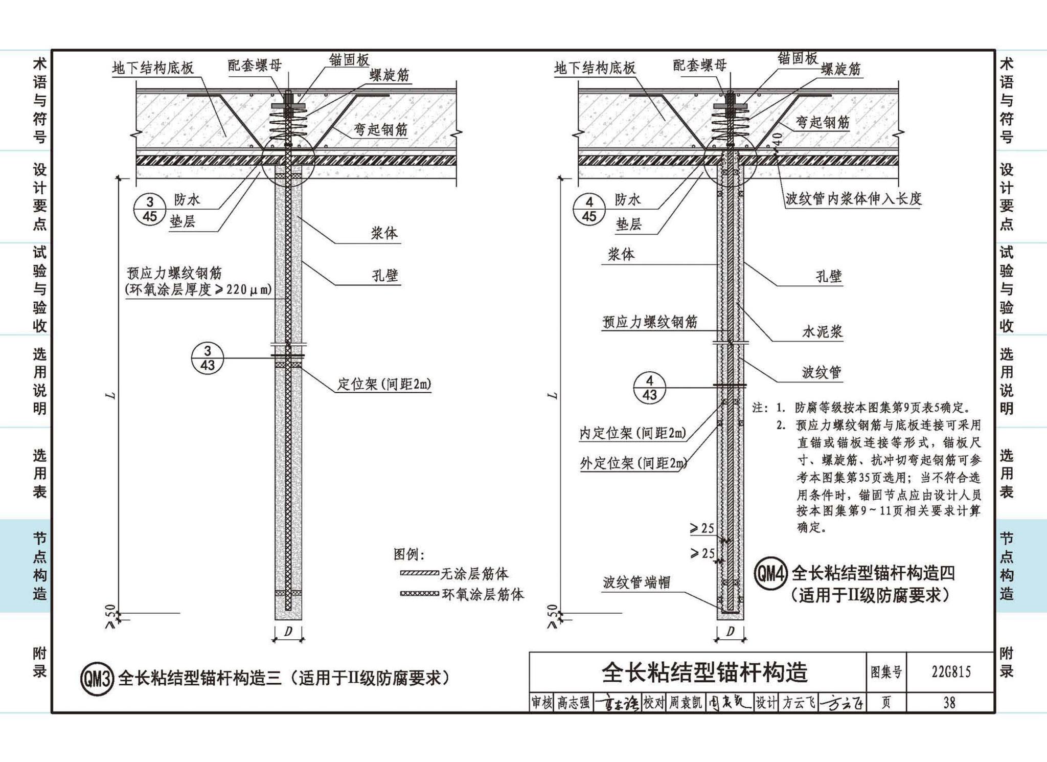 22G815--建筑结构抗浮锚杆