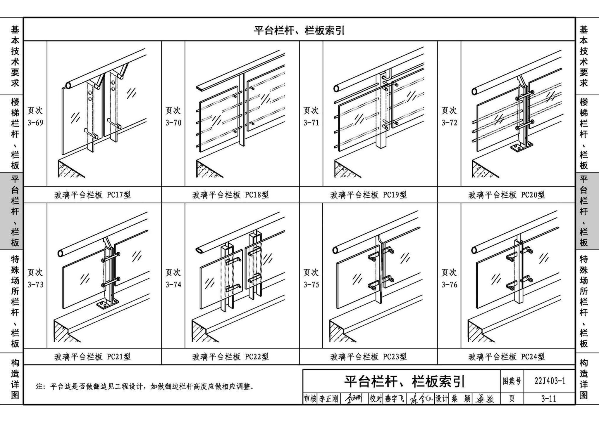 22J403-1--楼梯 栏杆 栏板（一）