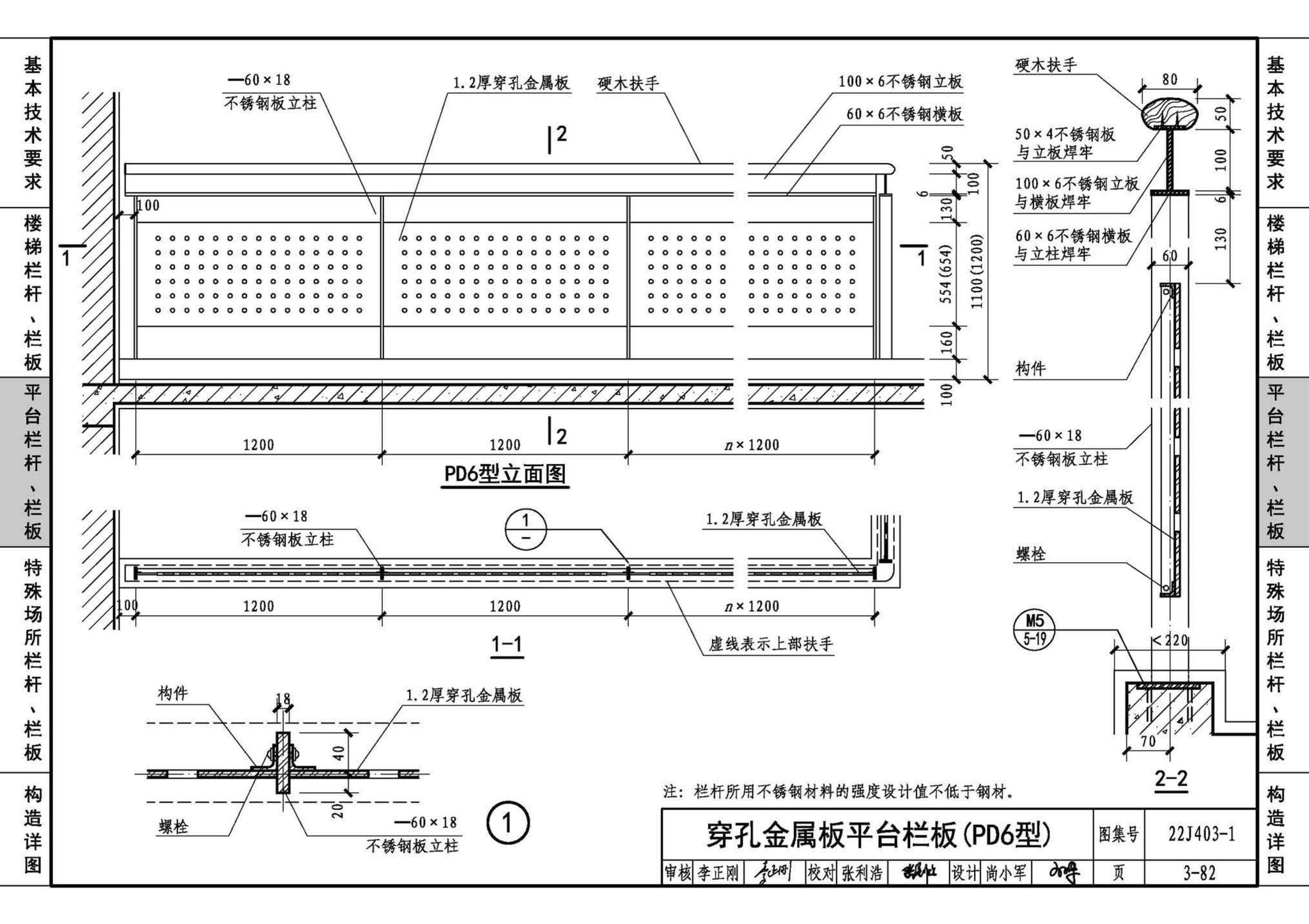 22J403-1--楼梯 栏杆 栏板（一）