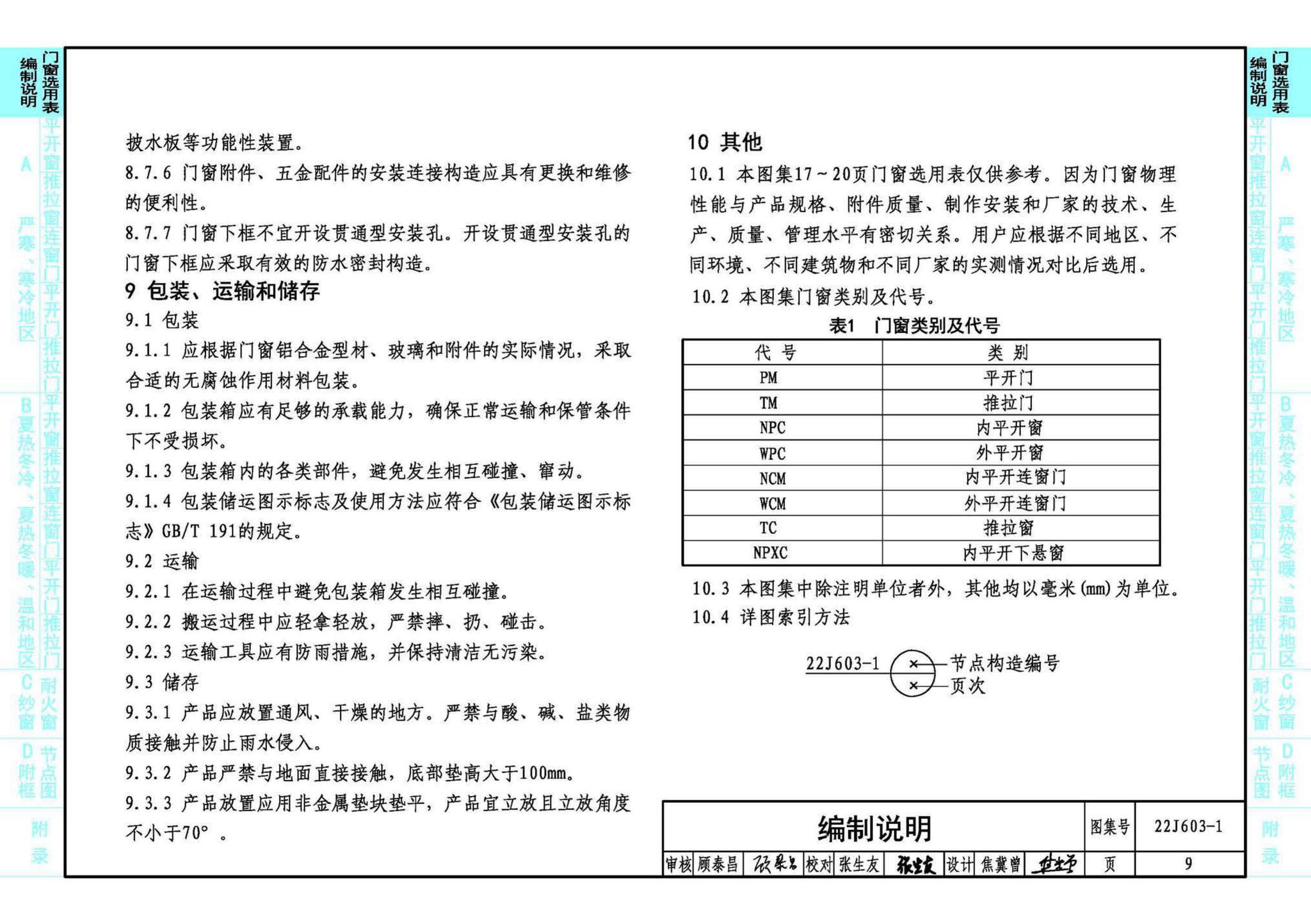 22J603-1--铝合金门窗