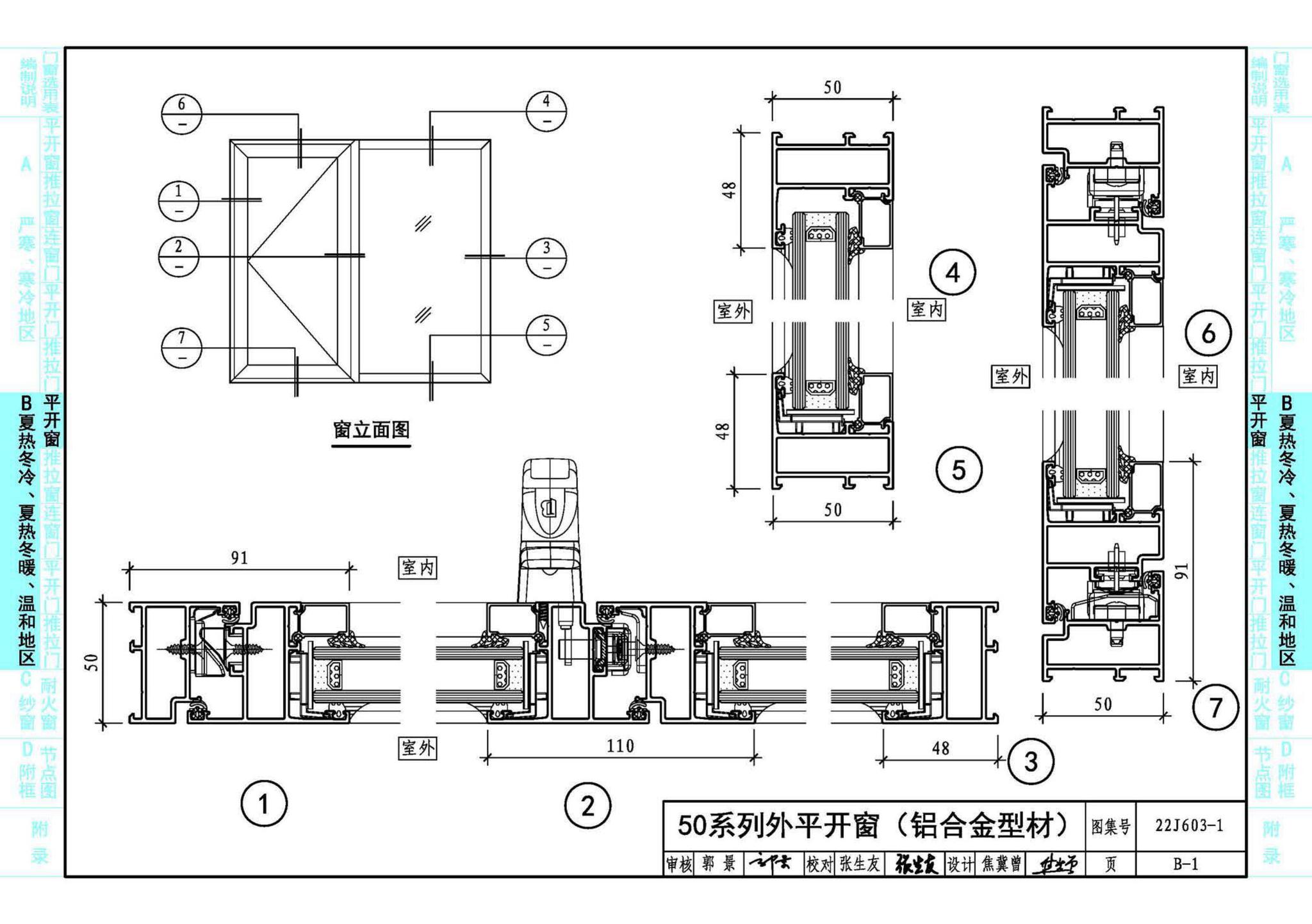 22J603-1--铝合金门窗