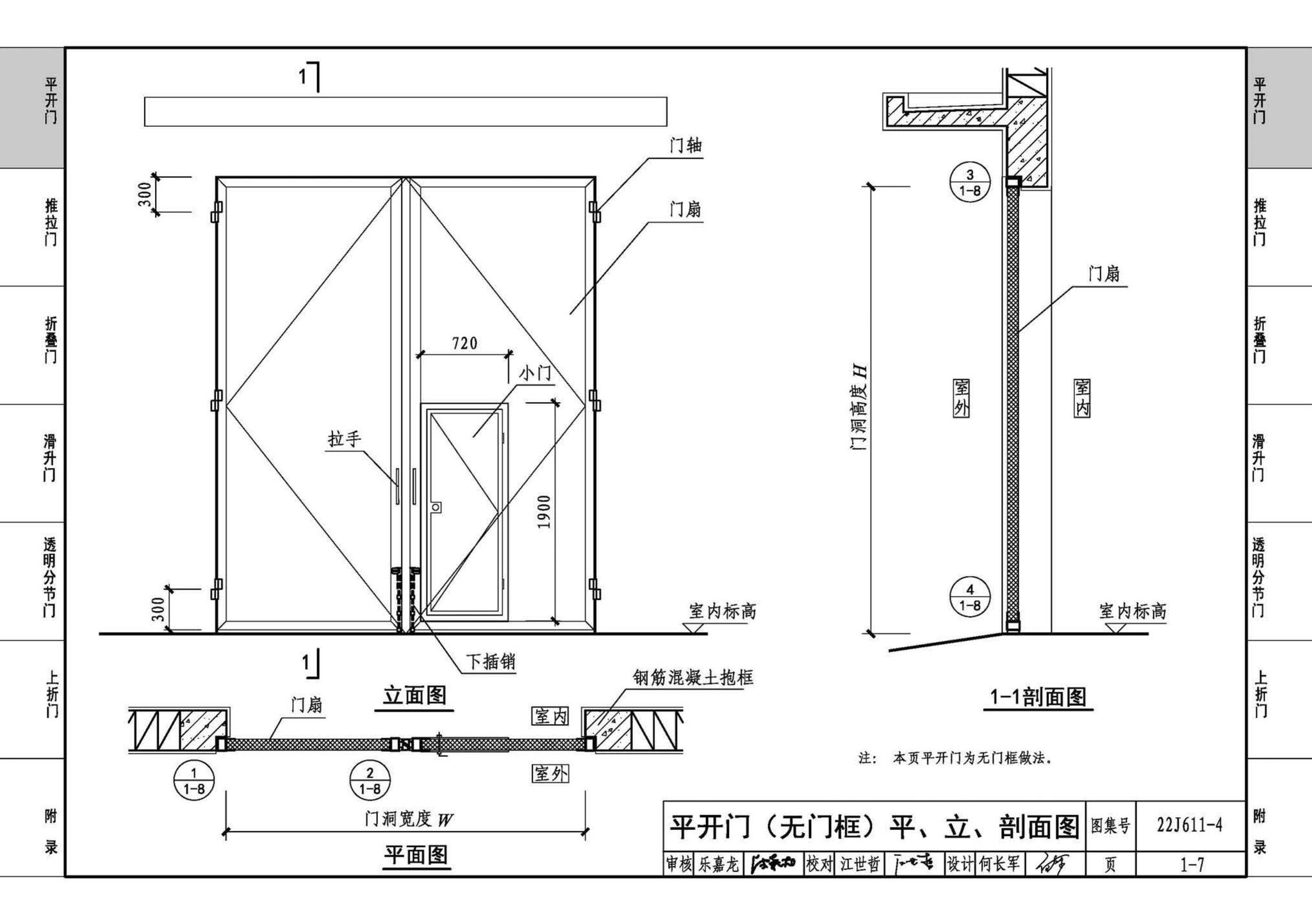 22J611-4--金属结构大门