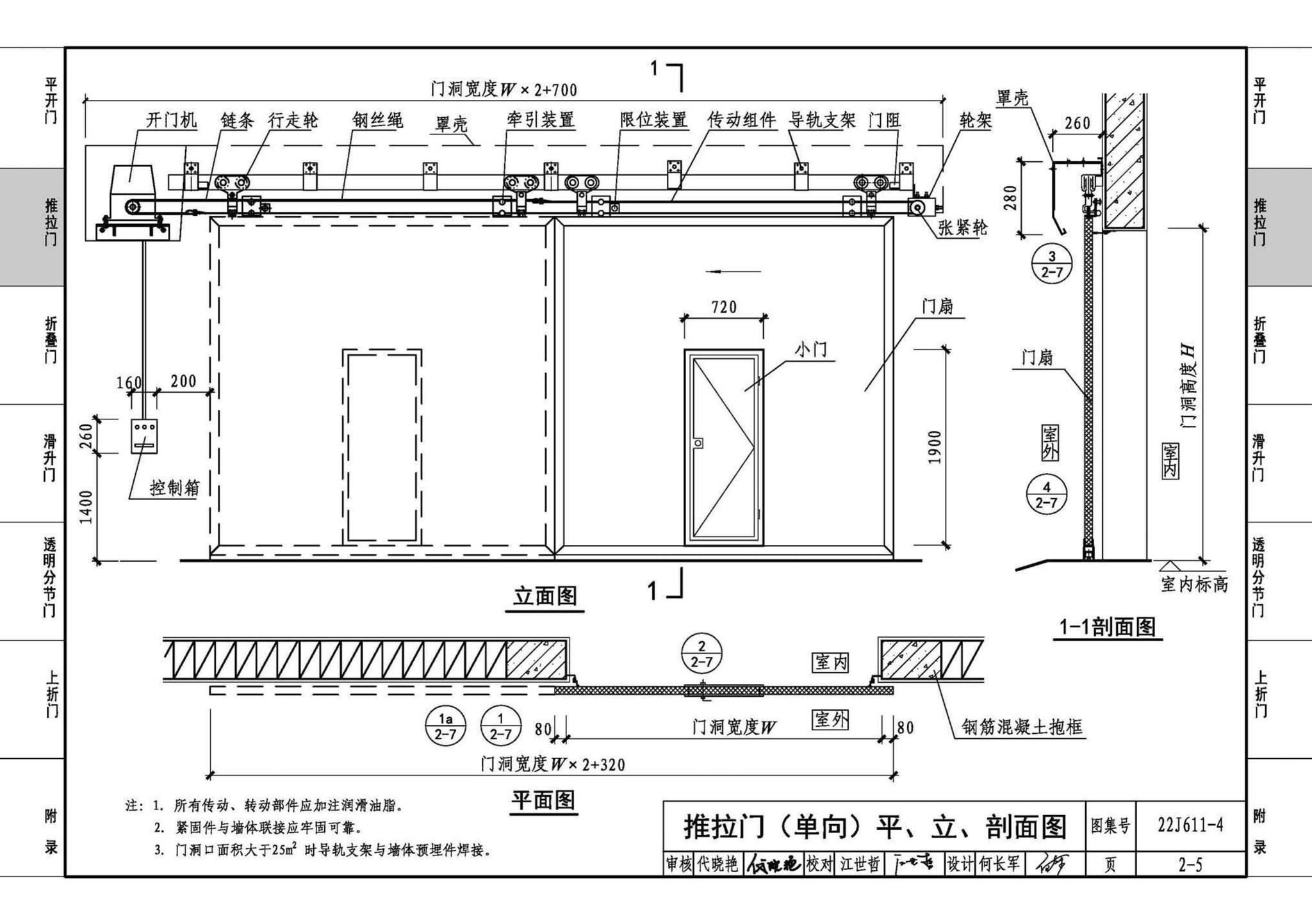 22J611-4--金属结构大门