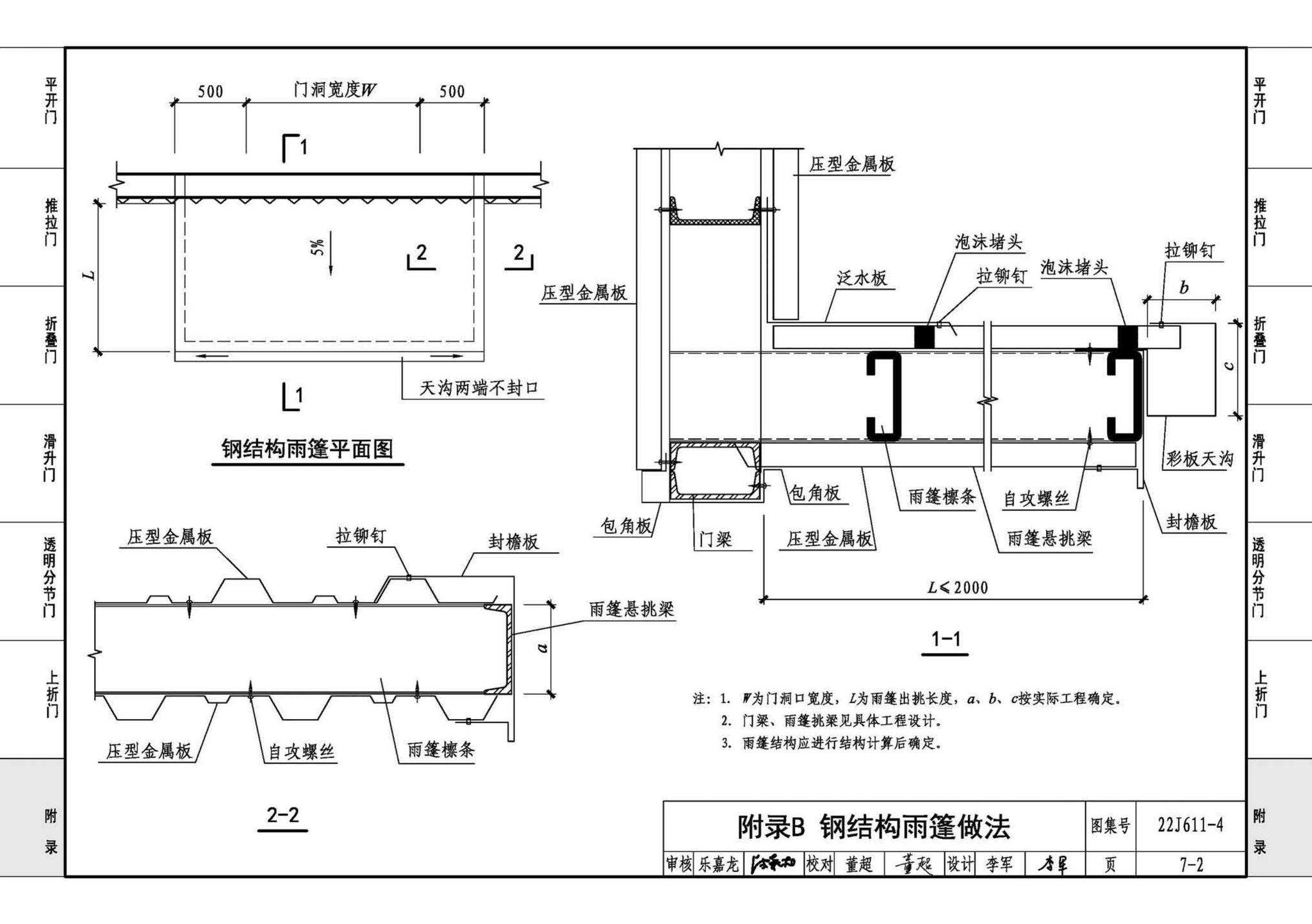 22J611-4--金属结构大门