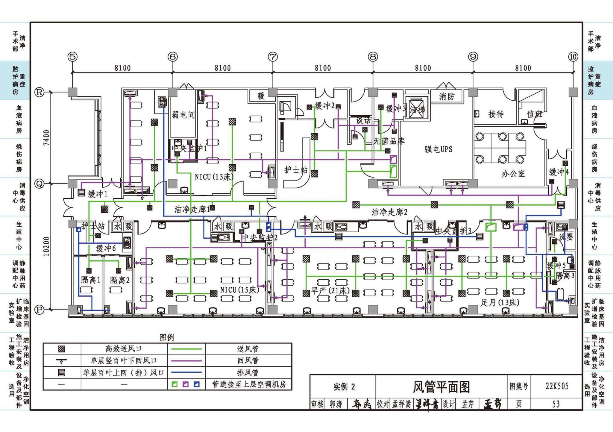 22K505--医院洁净用房通风空调设计与安装