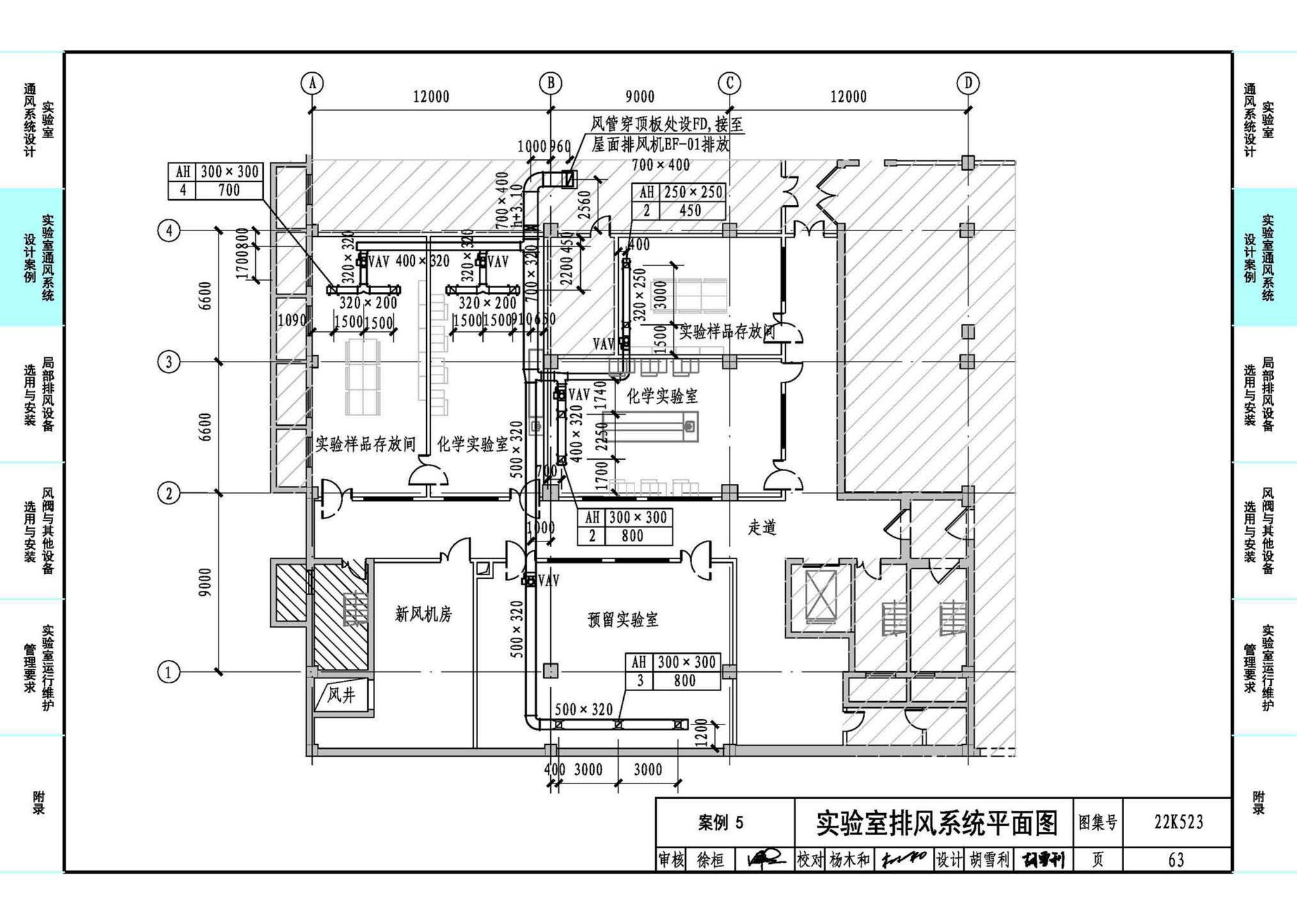 22K523--化学实验室通风系统设计与安装