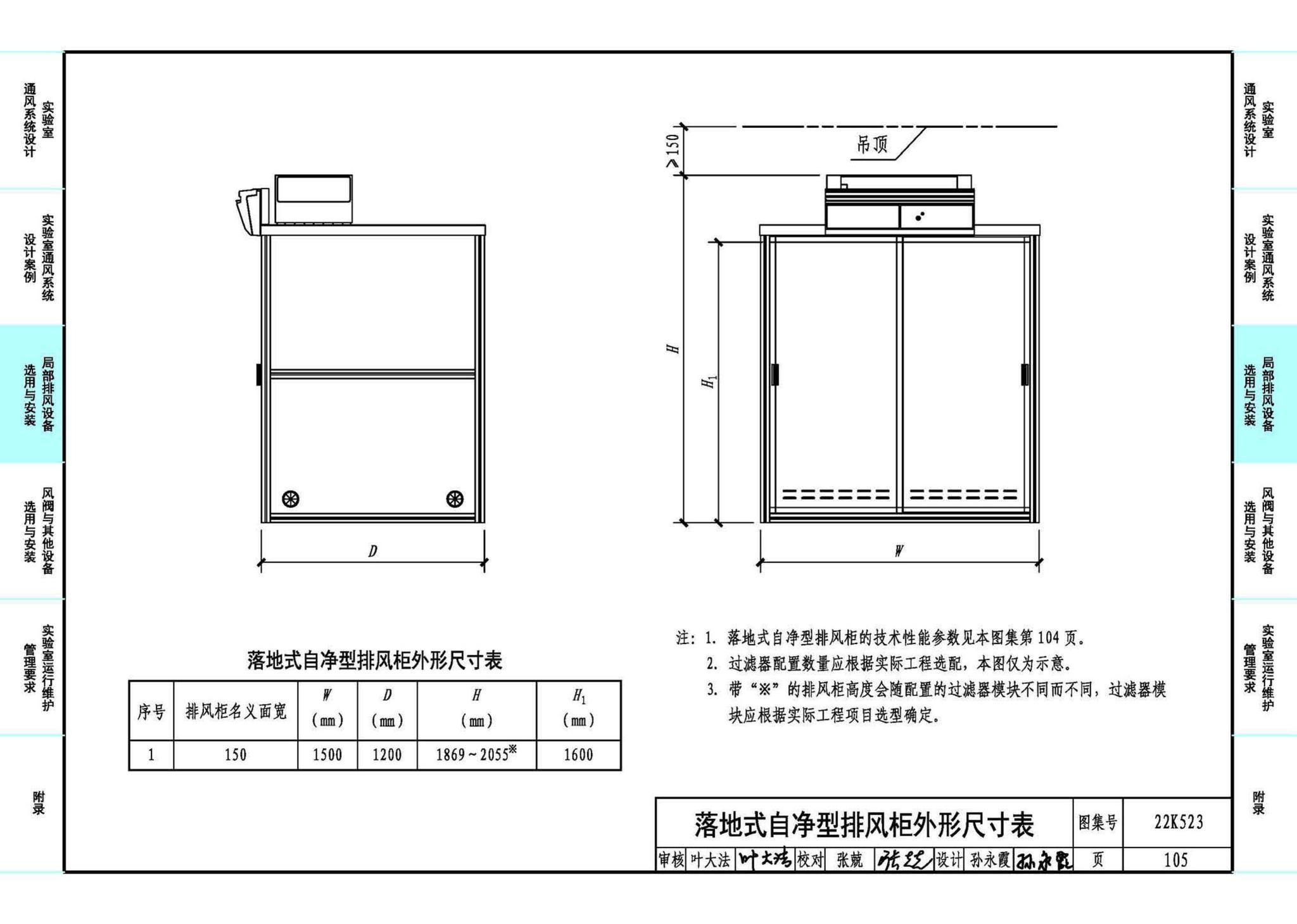 22K523--化学实验室通风系统设计与安装