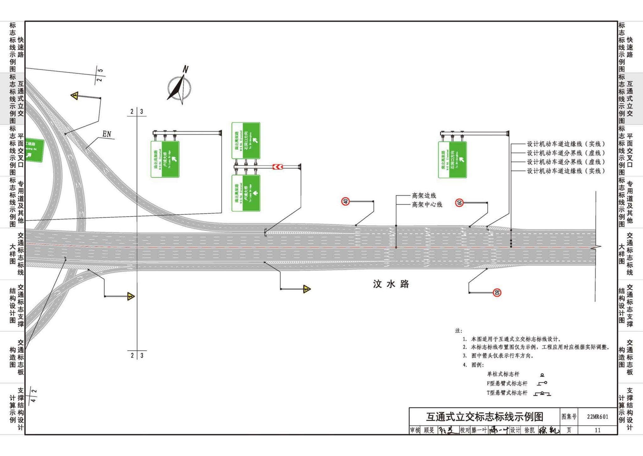 22MR601--城市道路——交通标志和标线