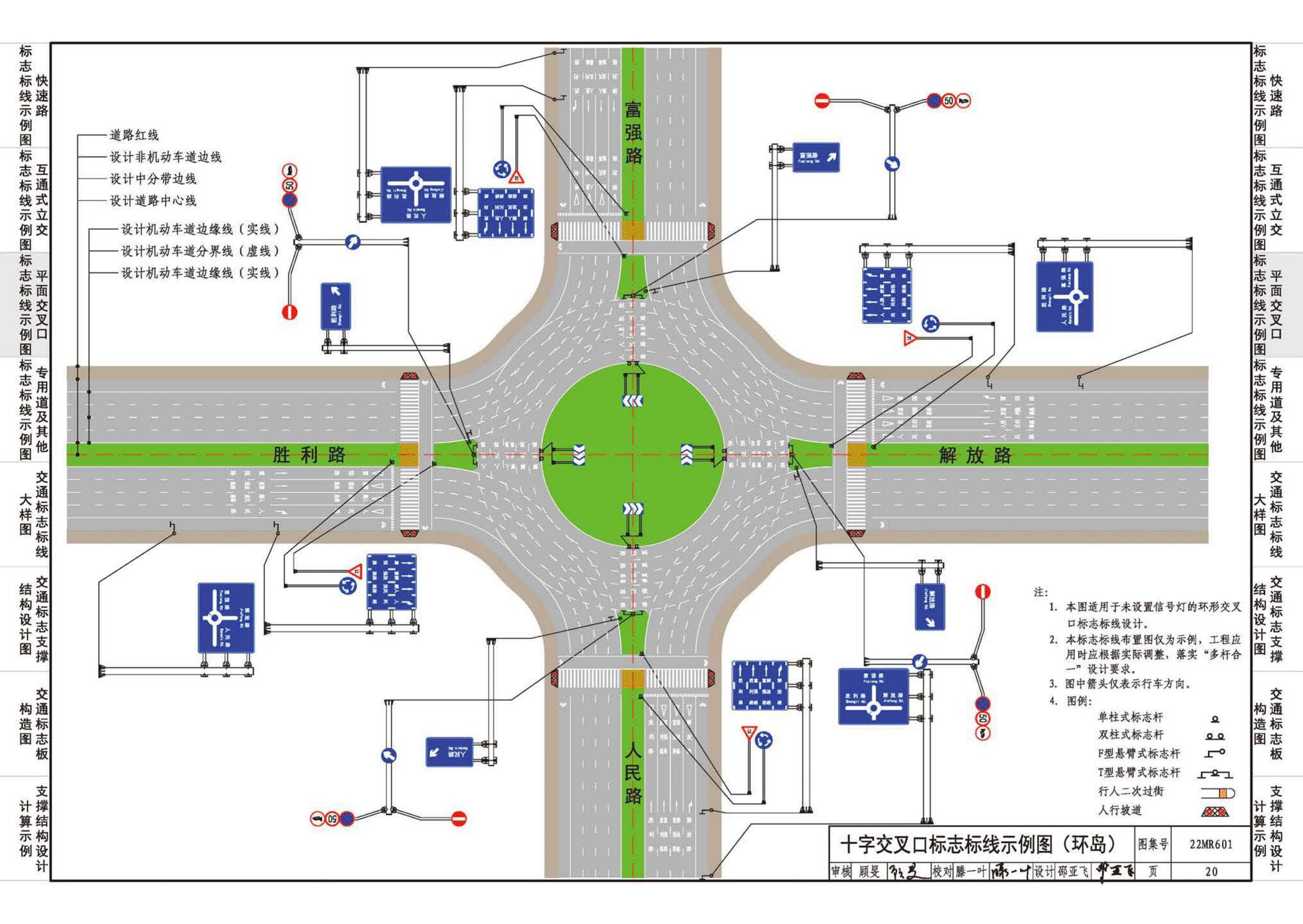 22MR601--城市道路——交通标志和标线