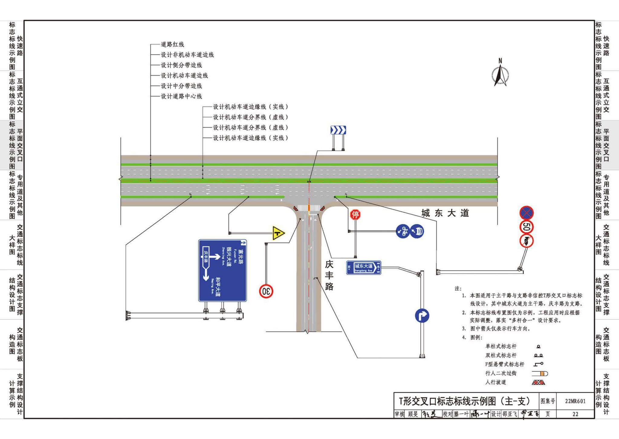 22MR601--城市道路——交通标志和标线