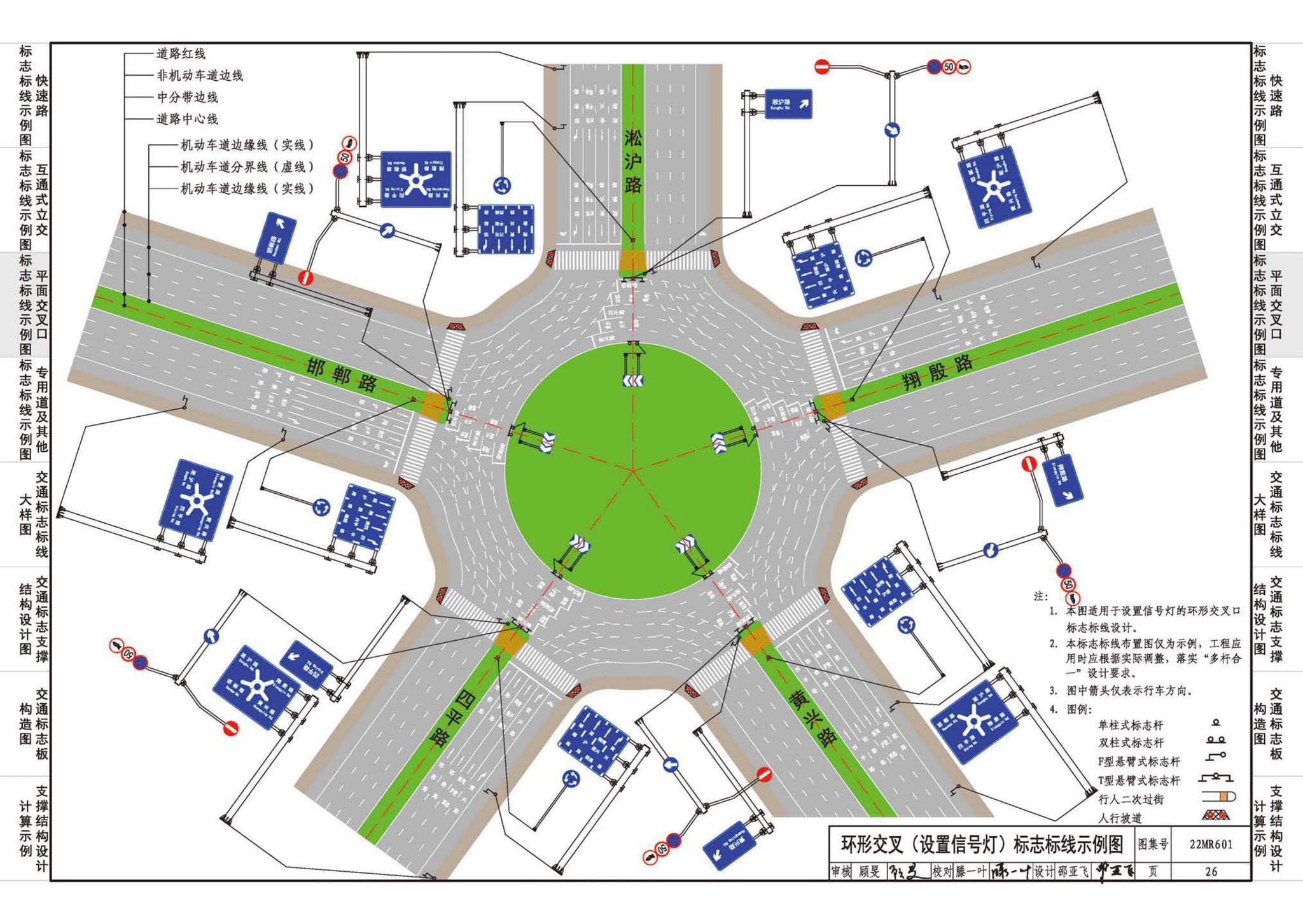 22MR601--城市道路——交通标志和标线