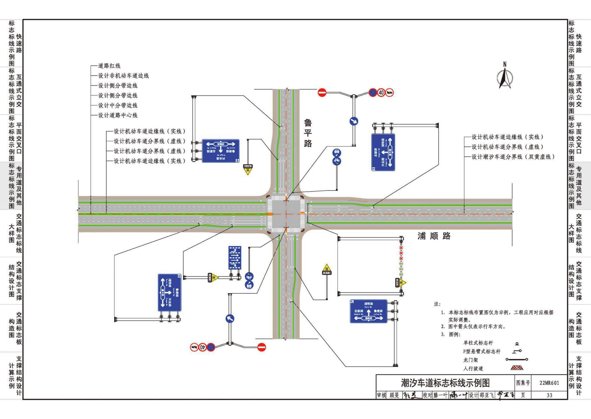 22MR601--城市道路——交通标志和标线