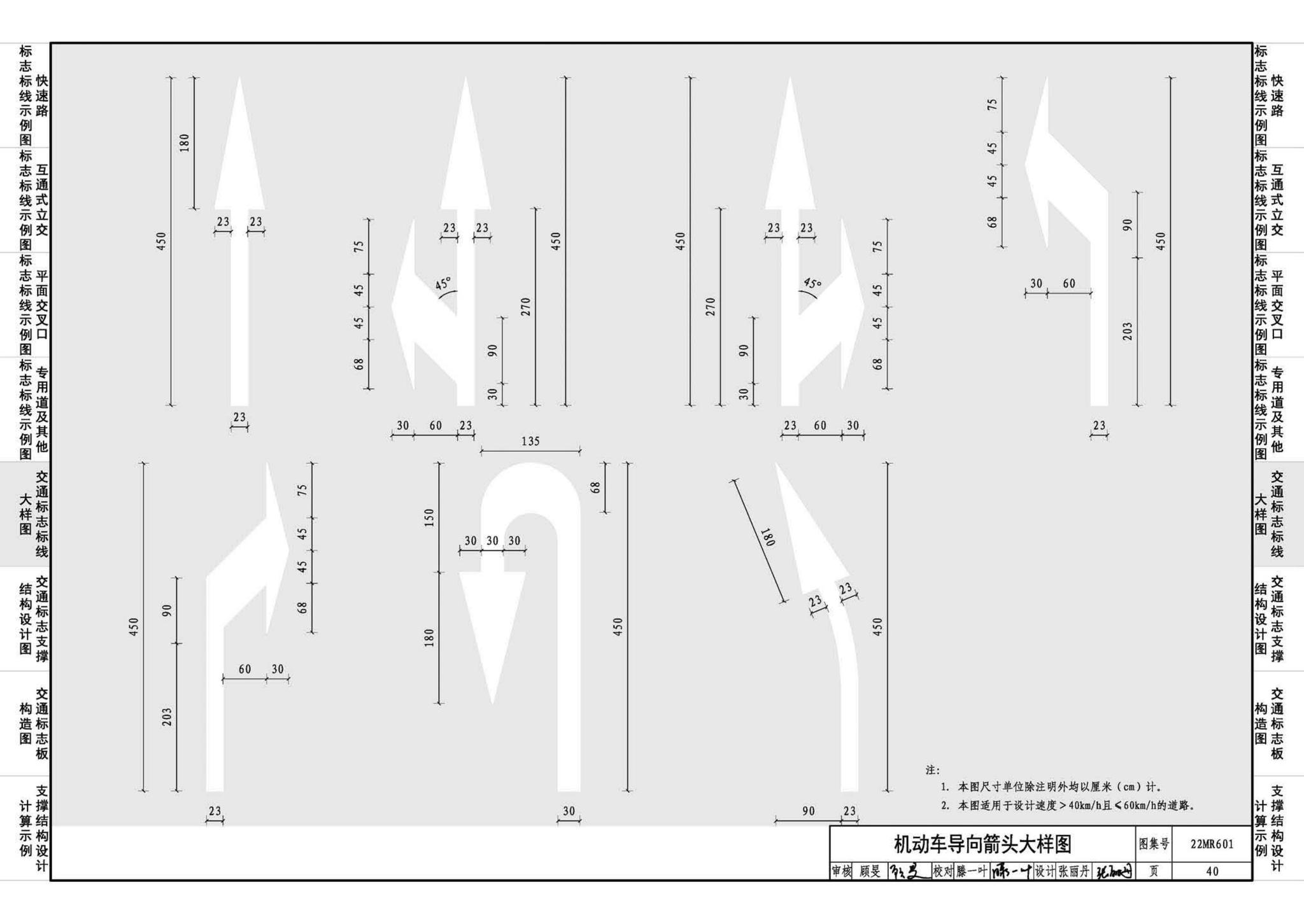 22MR601--城市道路——交通标志和标线