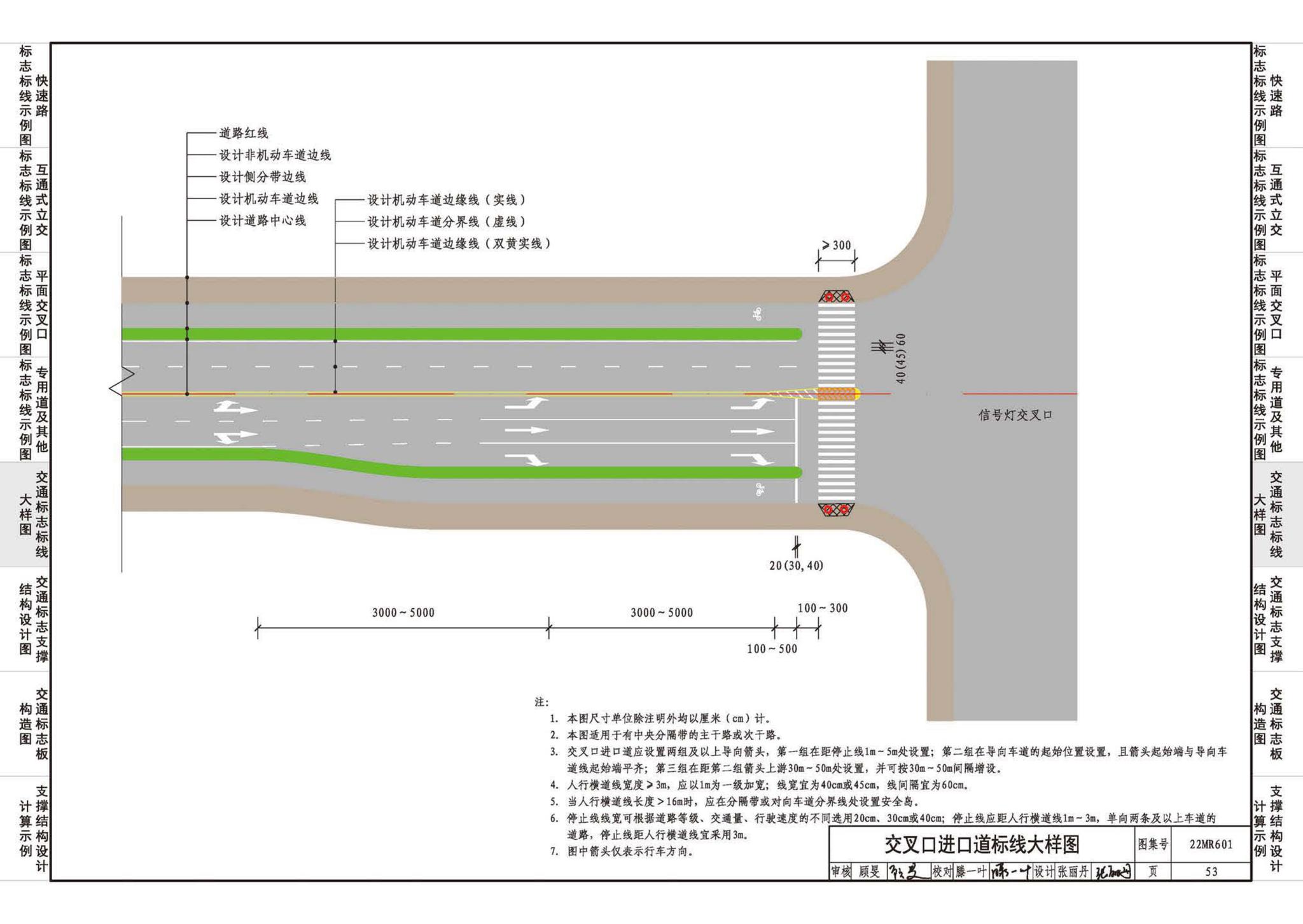 22MR601--城市道路——交通标志和标线