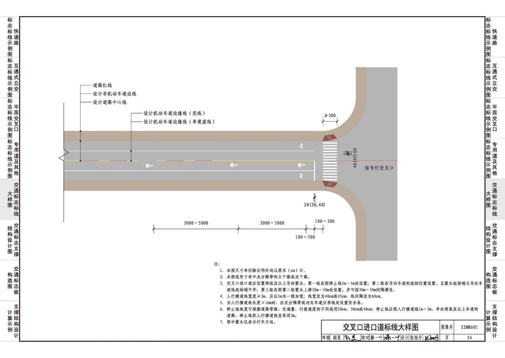 22MR601--城市道路——交通标志和标线