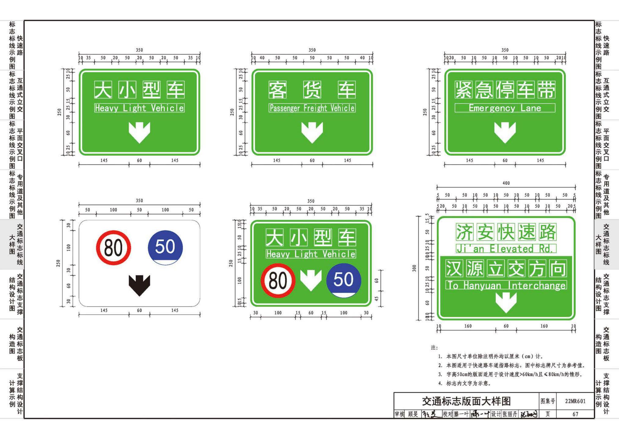 22MR601--城市道路——交通标志和标线