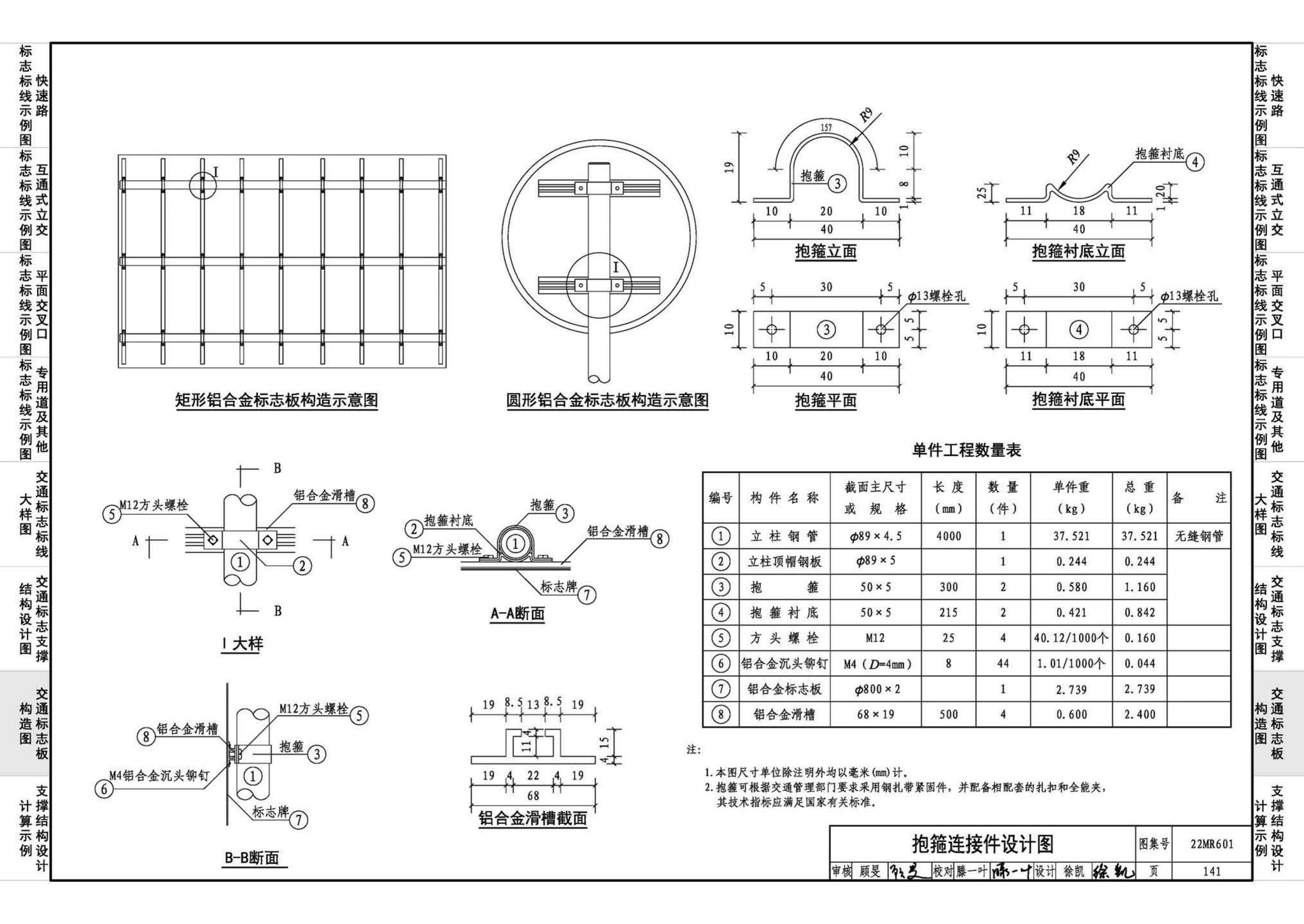 22MR601--城市道路——交通标志和标线