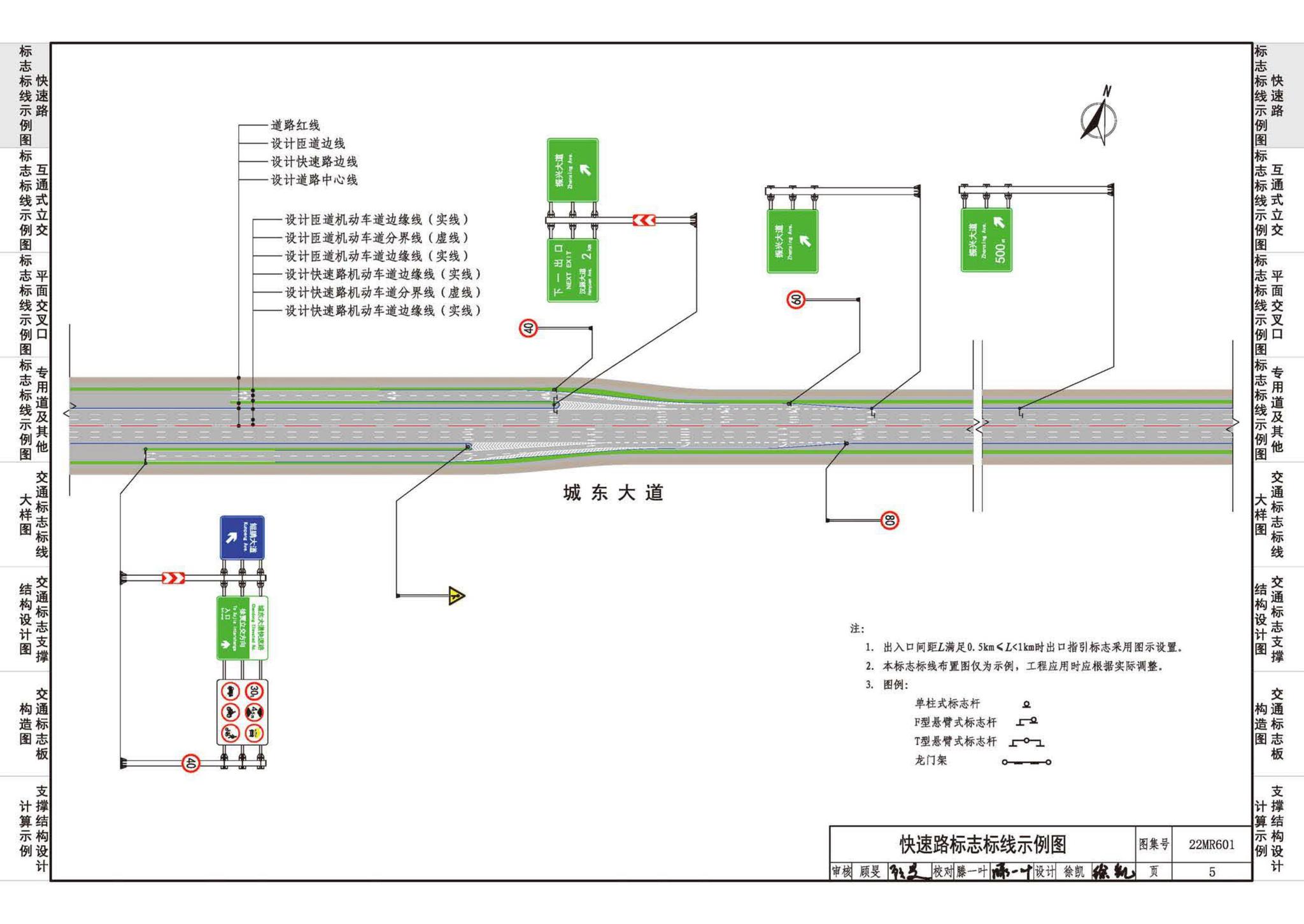 22MR601--城市道路——交通标志和标线