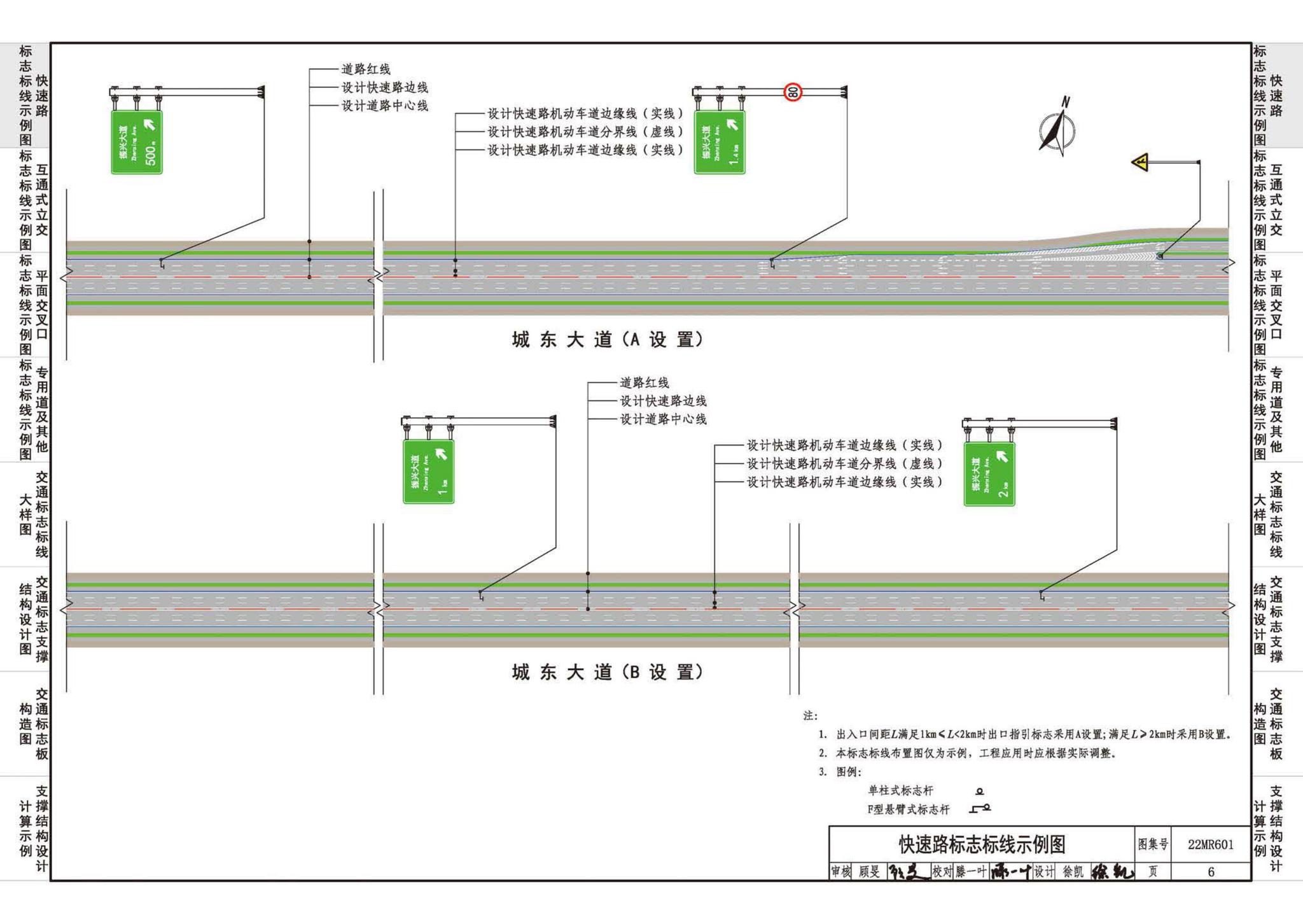 22MR601--城市道路——交通标志和标线