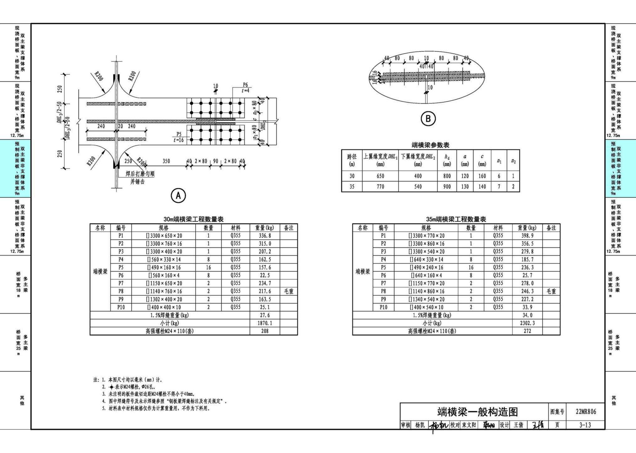 22MR806--装配式桥梁设计与施工——钢板组合梁