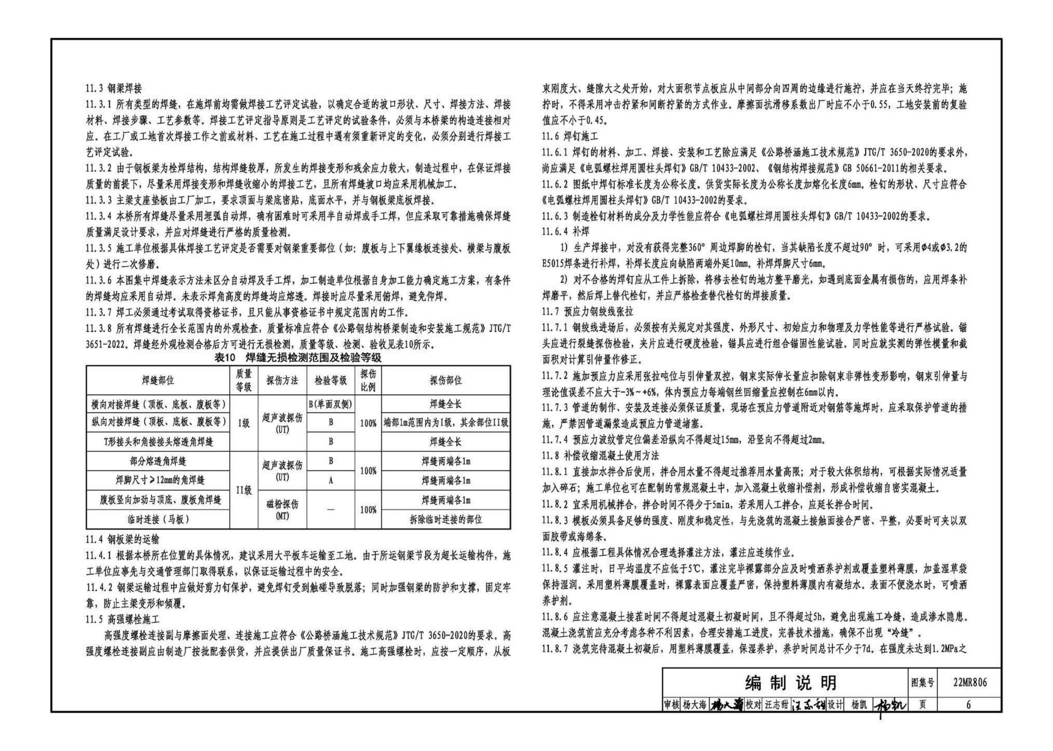 22MR806--装配式桥梁设计与施工——钢板组合梁