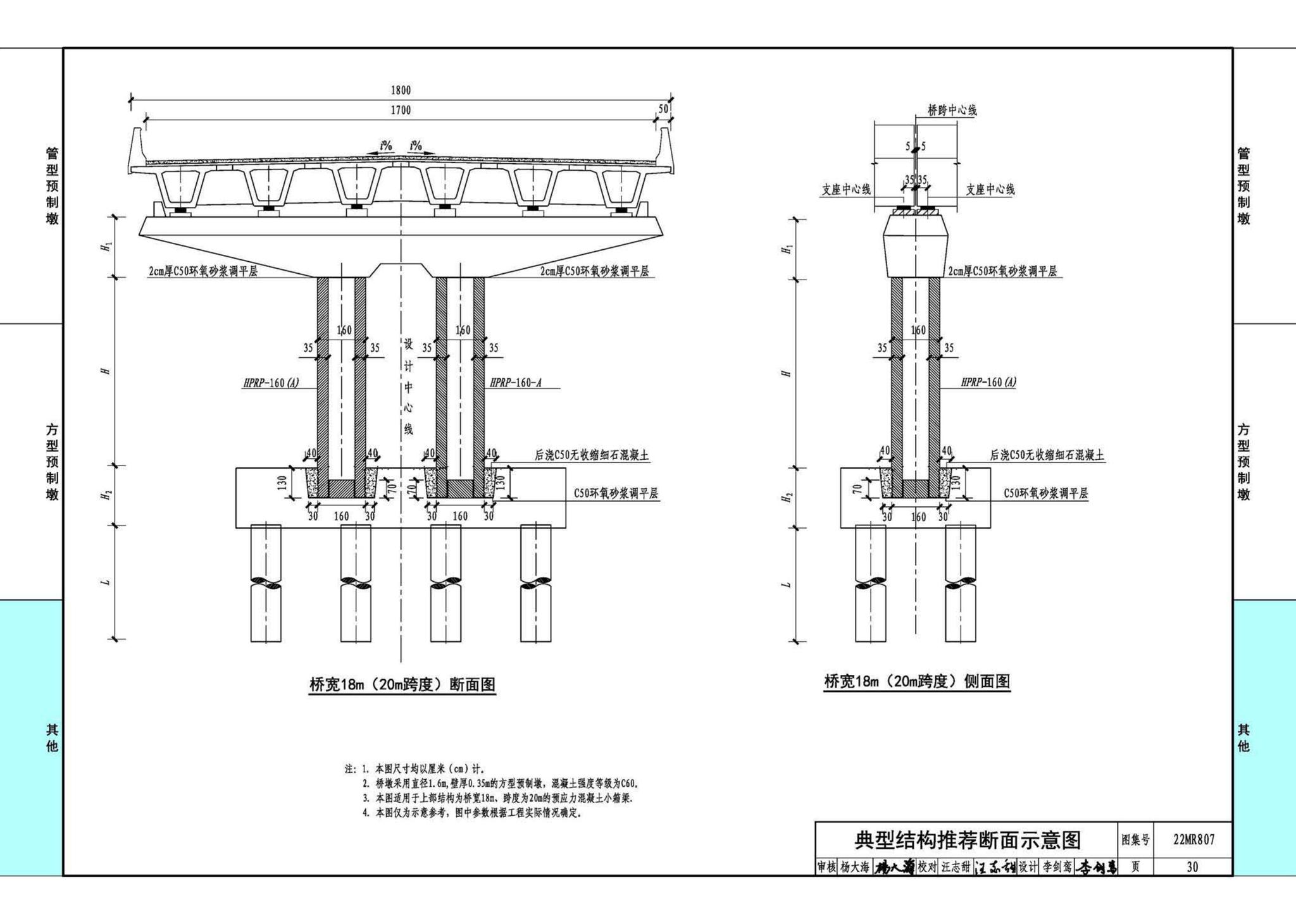 22MR807--装配式桥梁设计与施工——高强混凝土预制空心墩柱