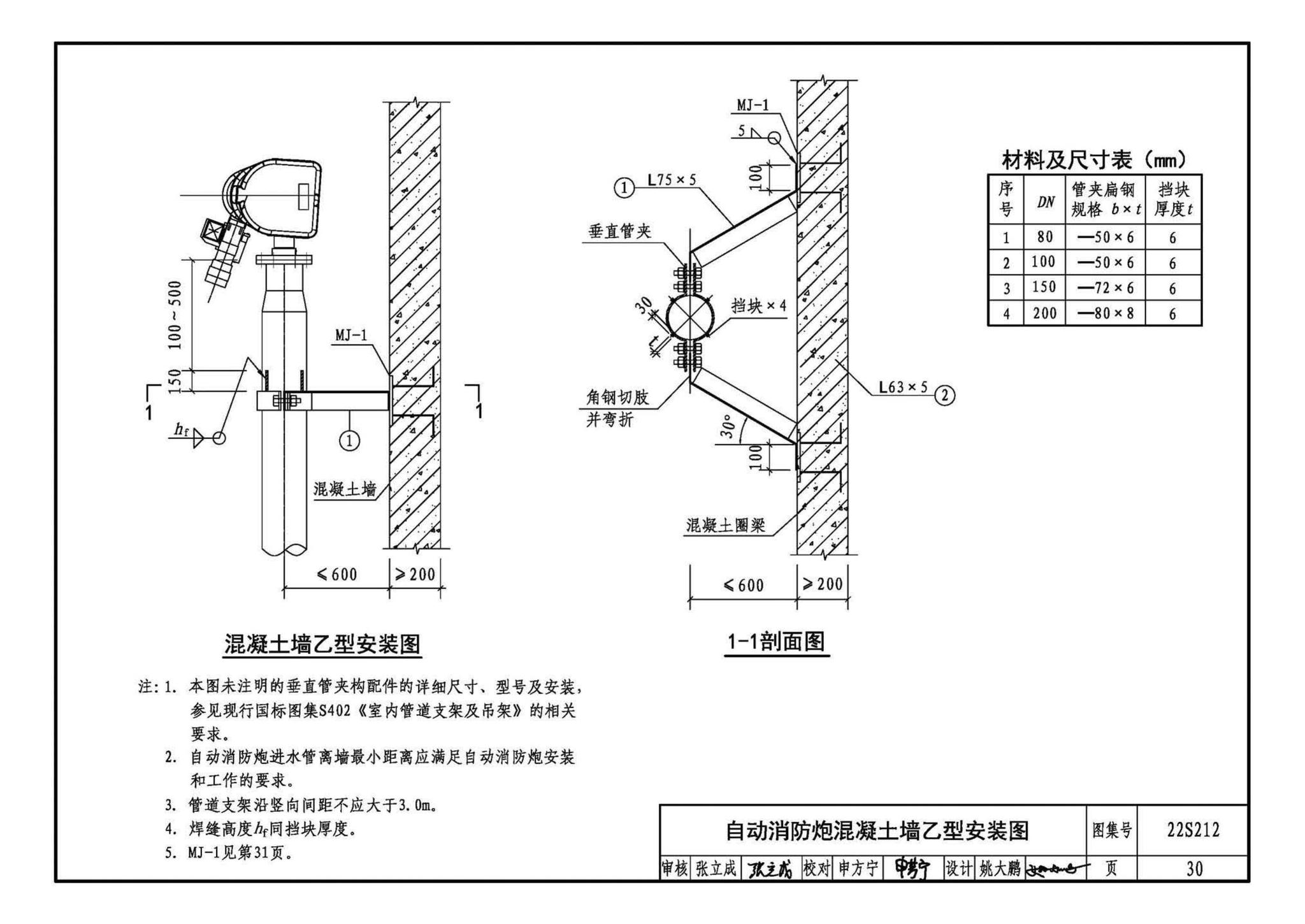 22S212--自动跟踪定位射流灭火系统选用与安装