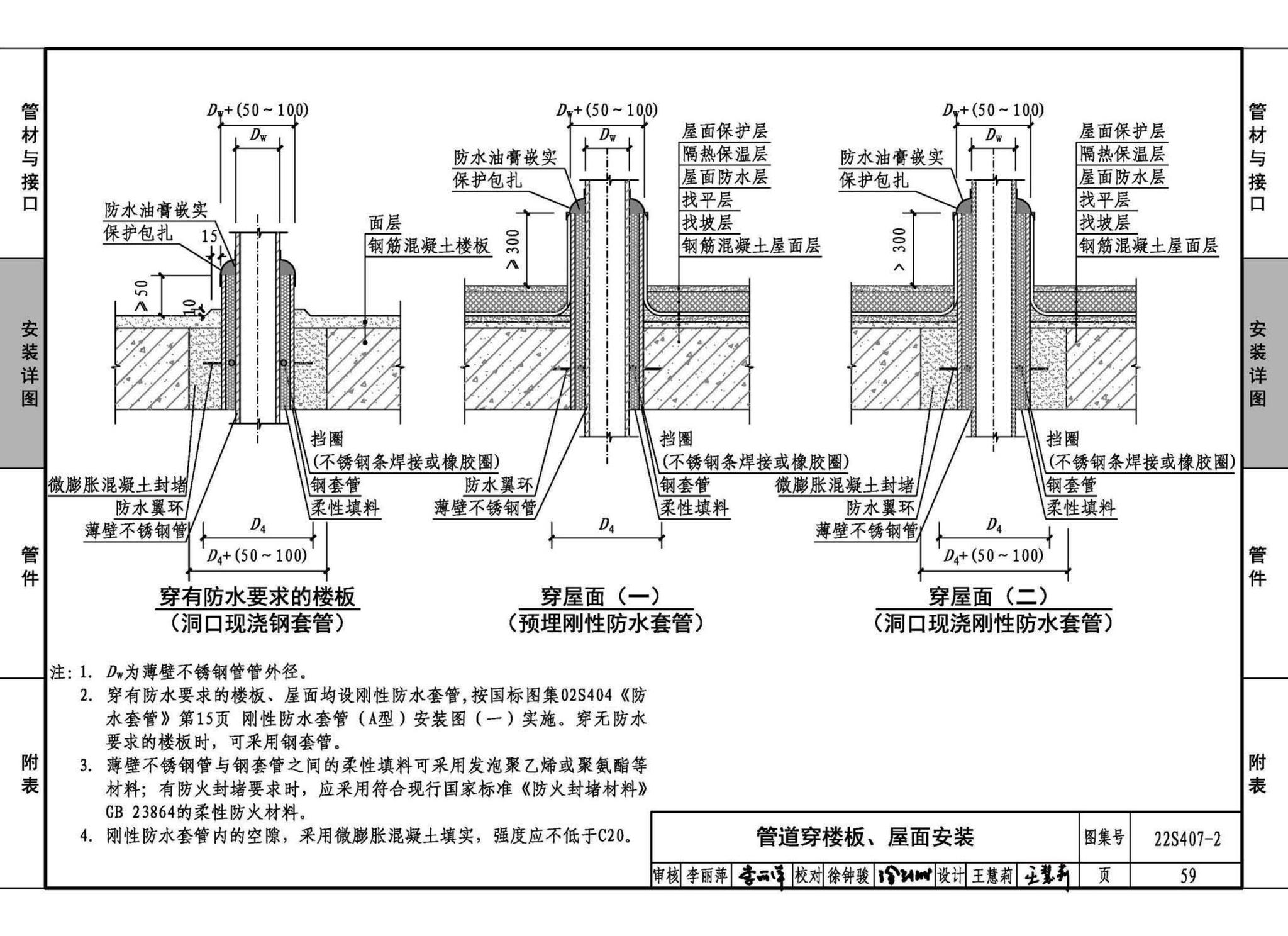 22S407-2--建筑给水薄壁不锈钢管道安装