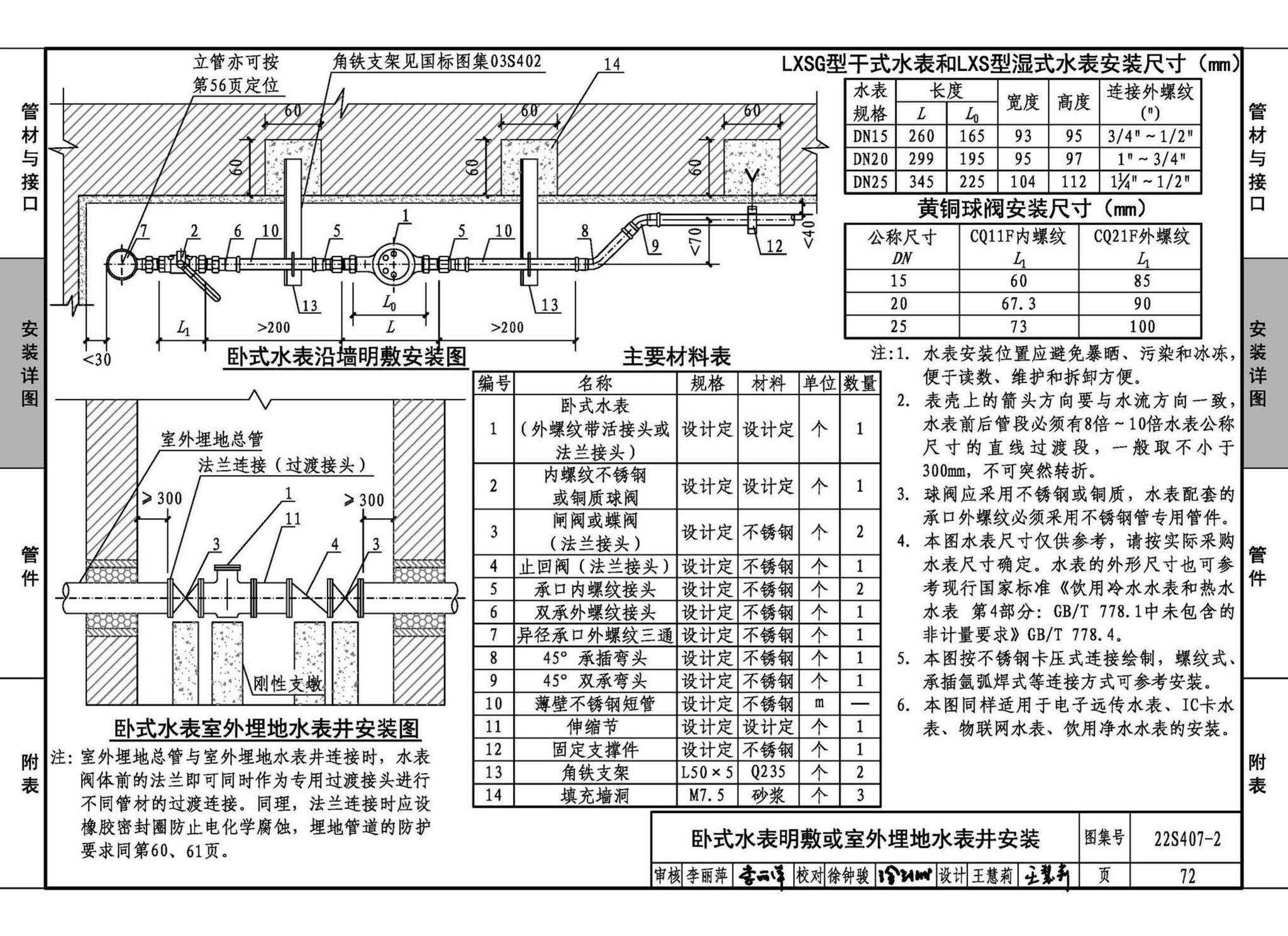 22S407-2--建筑给水薄壁不锈钢管道安装