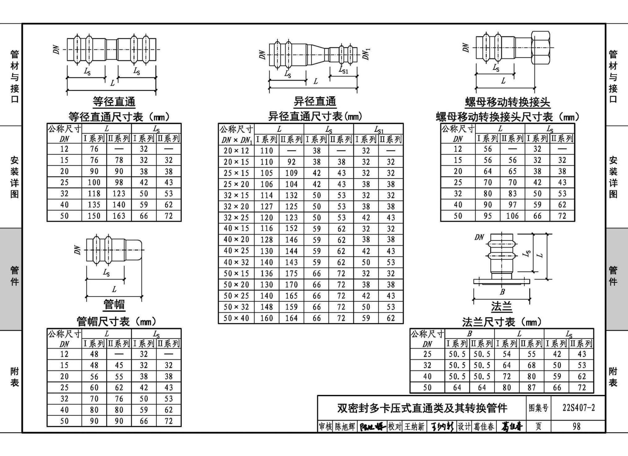 22S407-2--建筑给水薄壁不锈钢管道安装