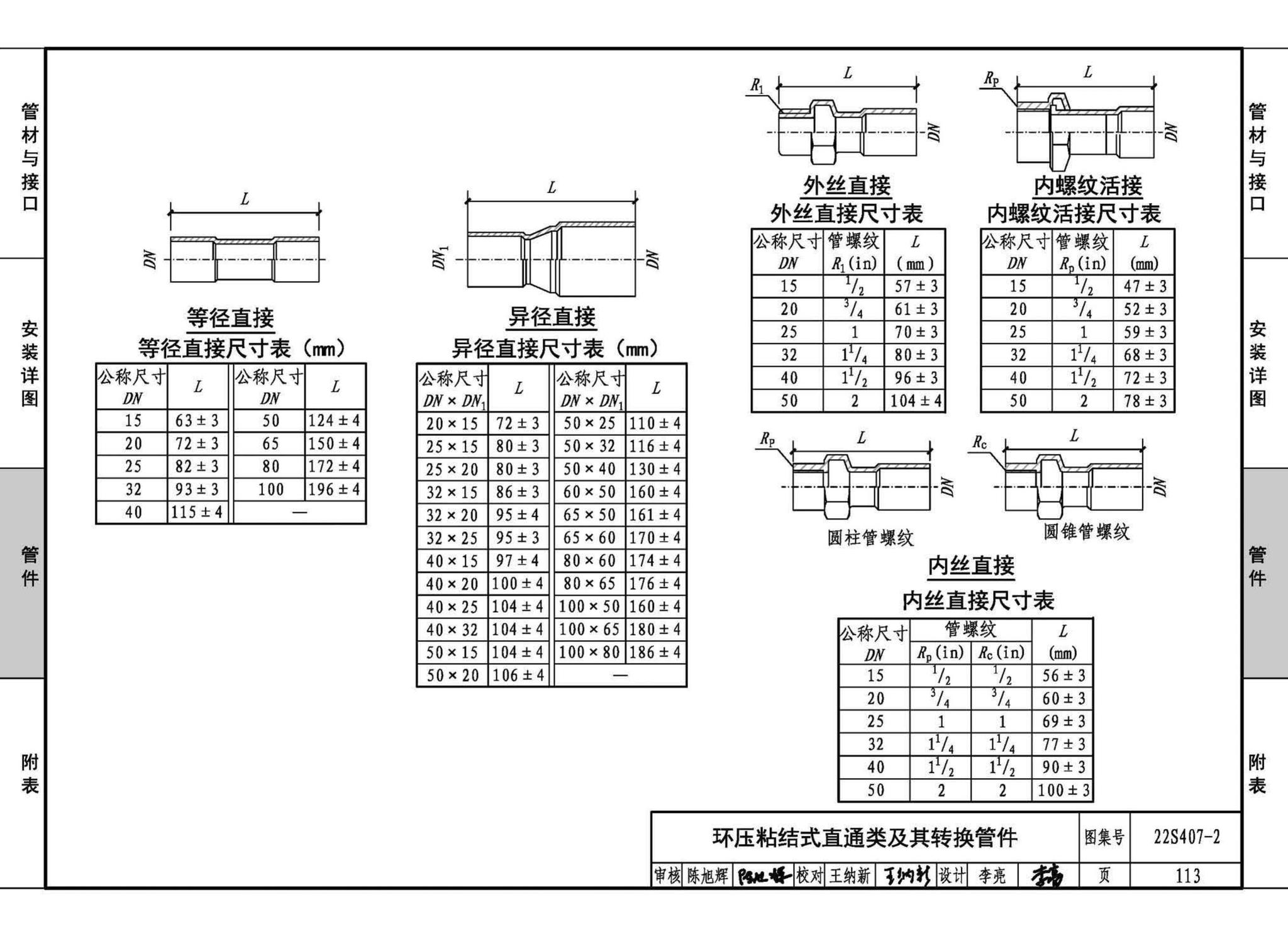 22S407-2--建筑给水薄壁不锈钢管道安装