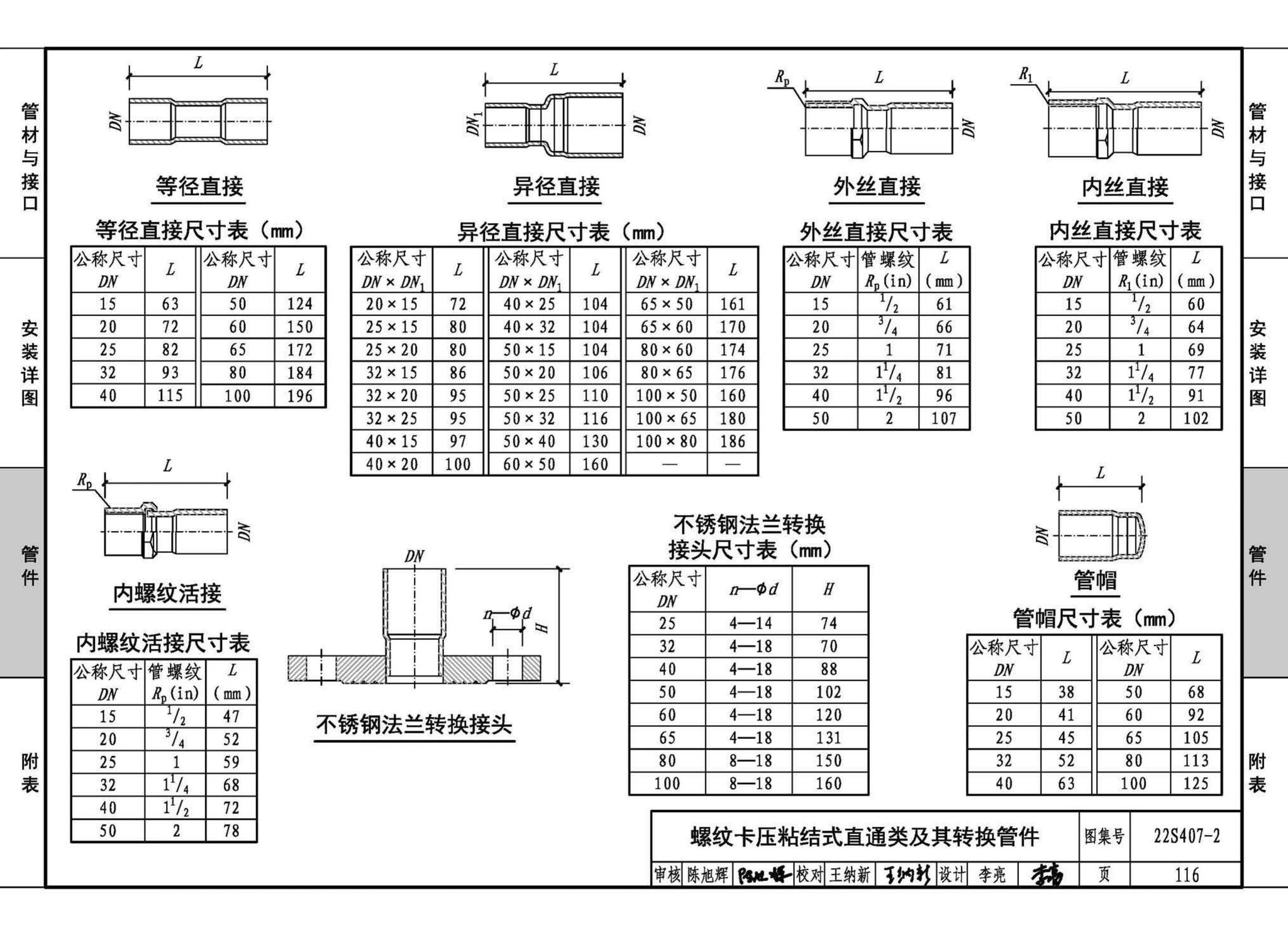 22S407-2--建筑给水薄壁不锈钢管道安装