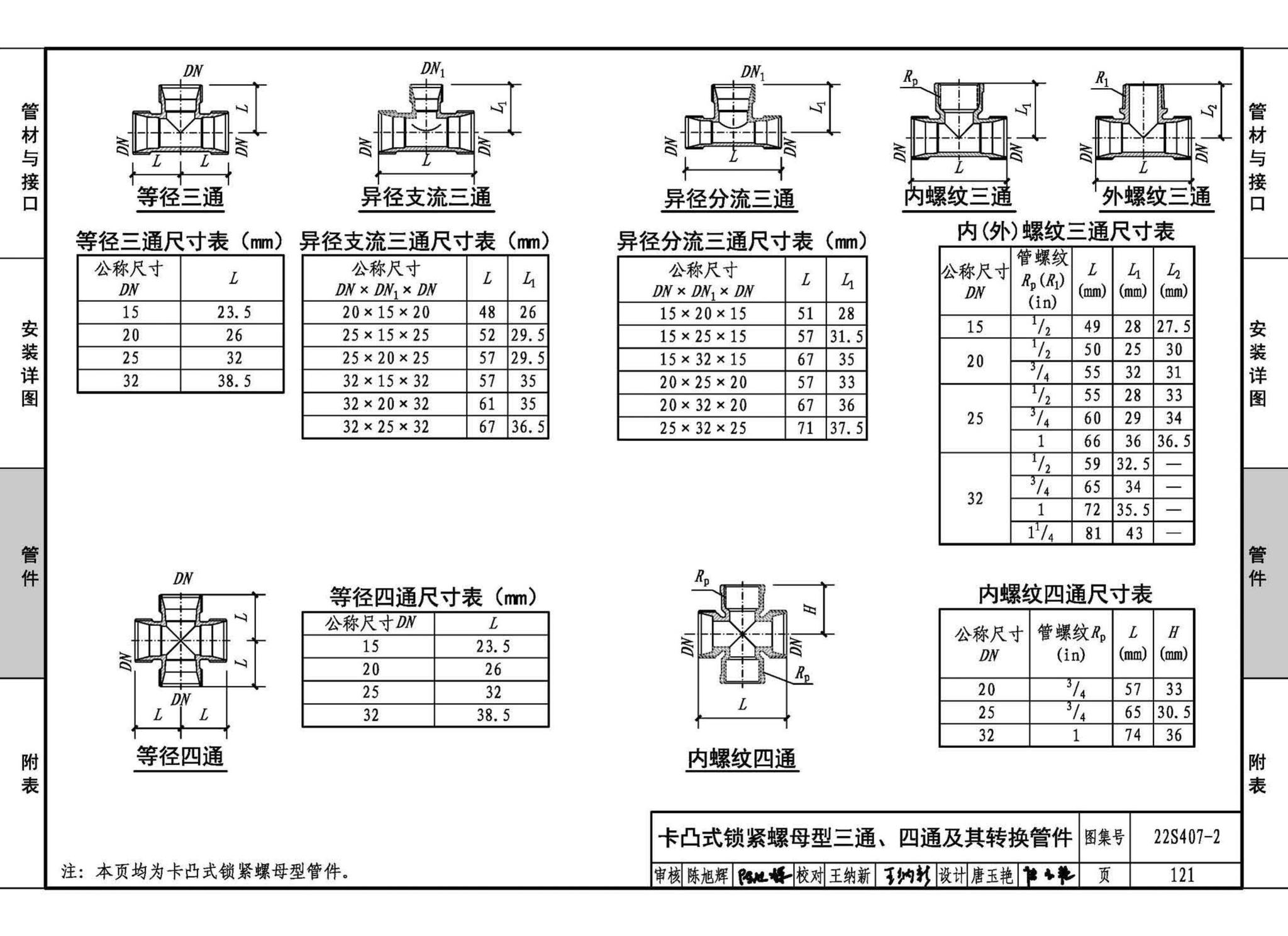 22S407-2--建筑给水薄壁不锈钢管道安装