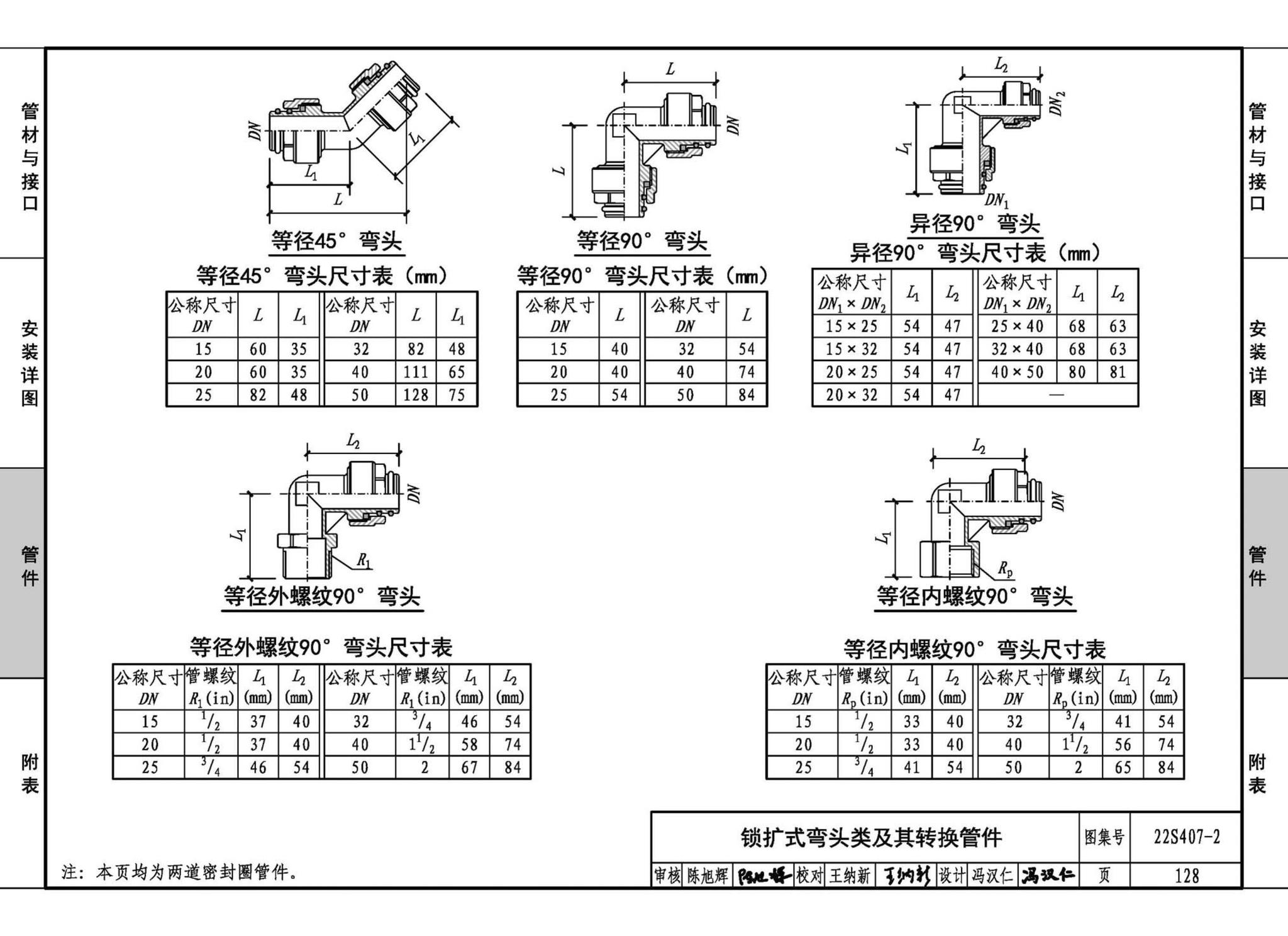 22S407-2--建筑给水薄壁不锈钢管道安装