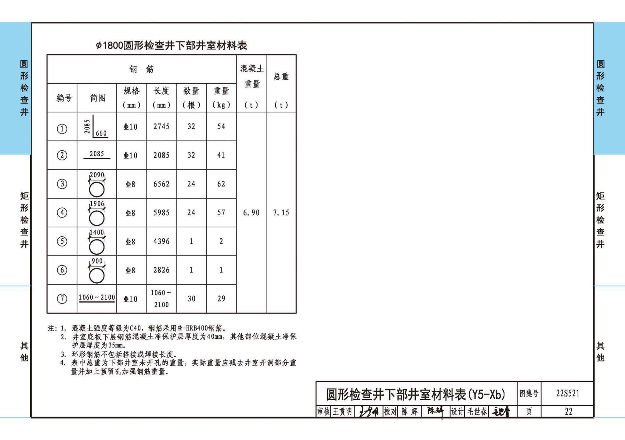 22S521--预制装配式混凝土检查井