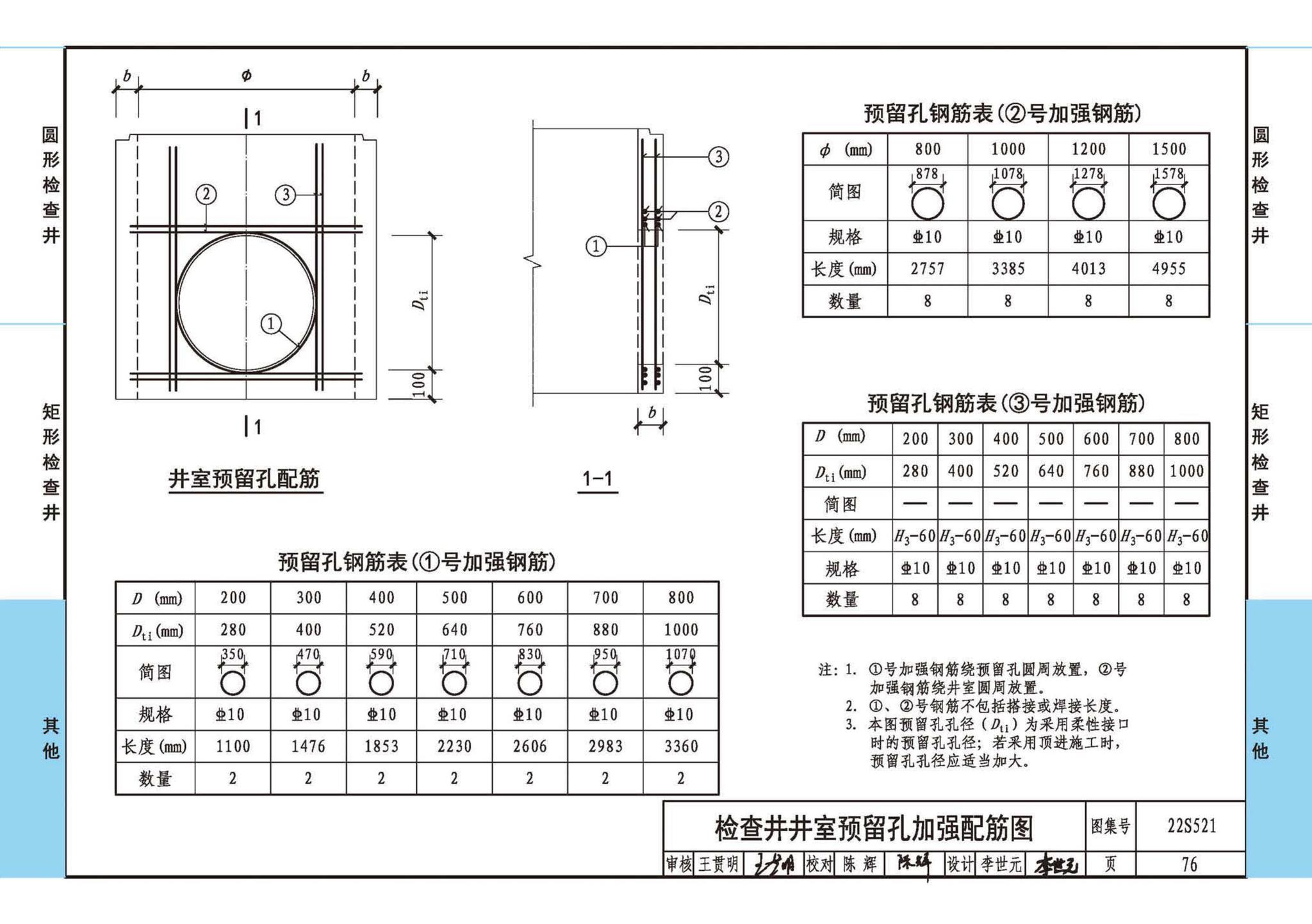 22S521--预制装配式混凝土检查井