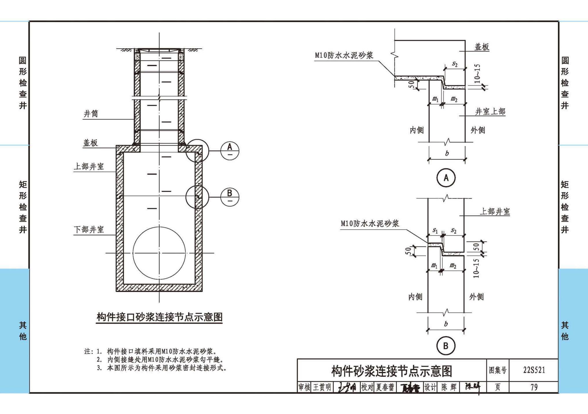 22S521--预制装配式混凝土检查井