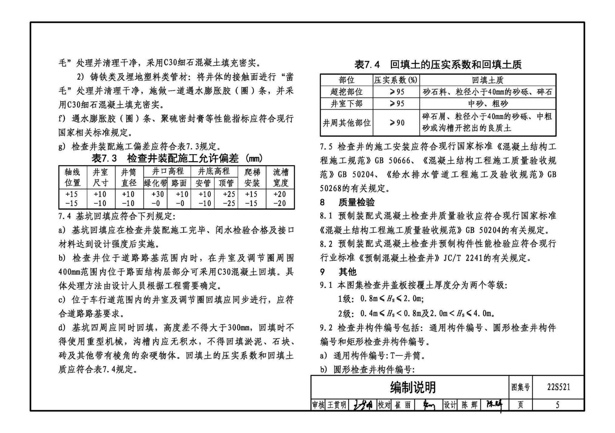 22S521--预制装配式混凝土检查井