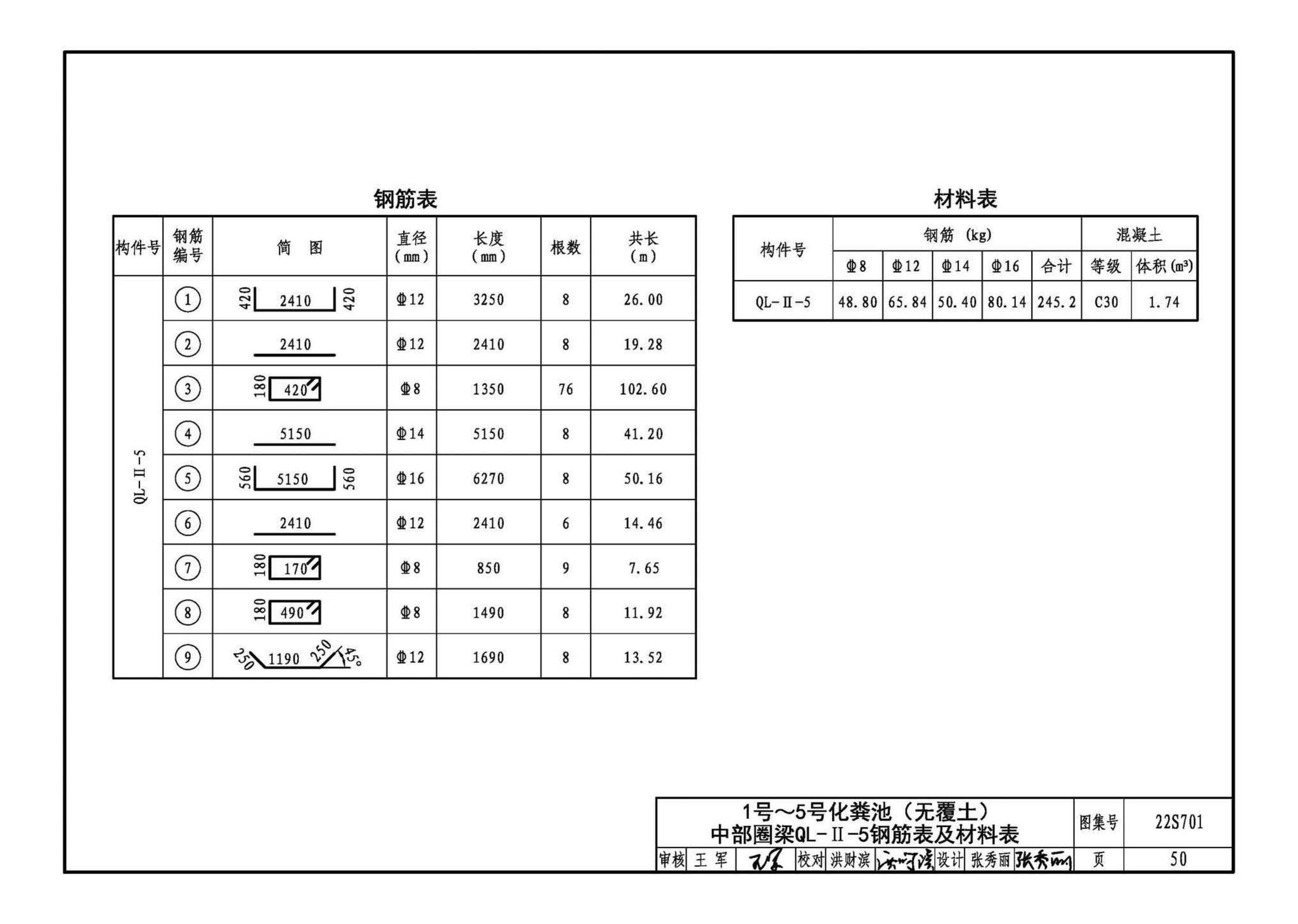 22S701--室外排水设施设计与施工——砖砌化粪池