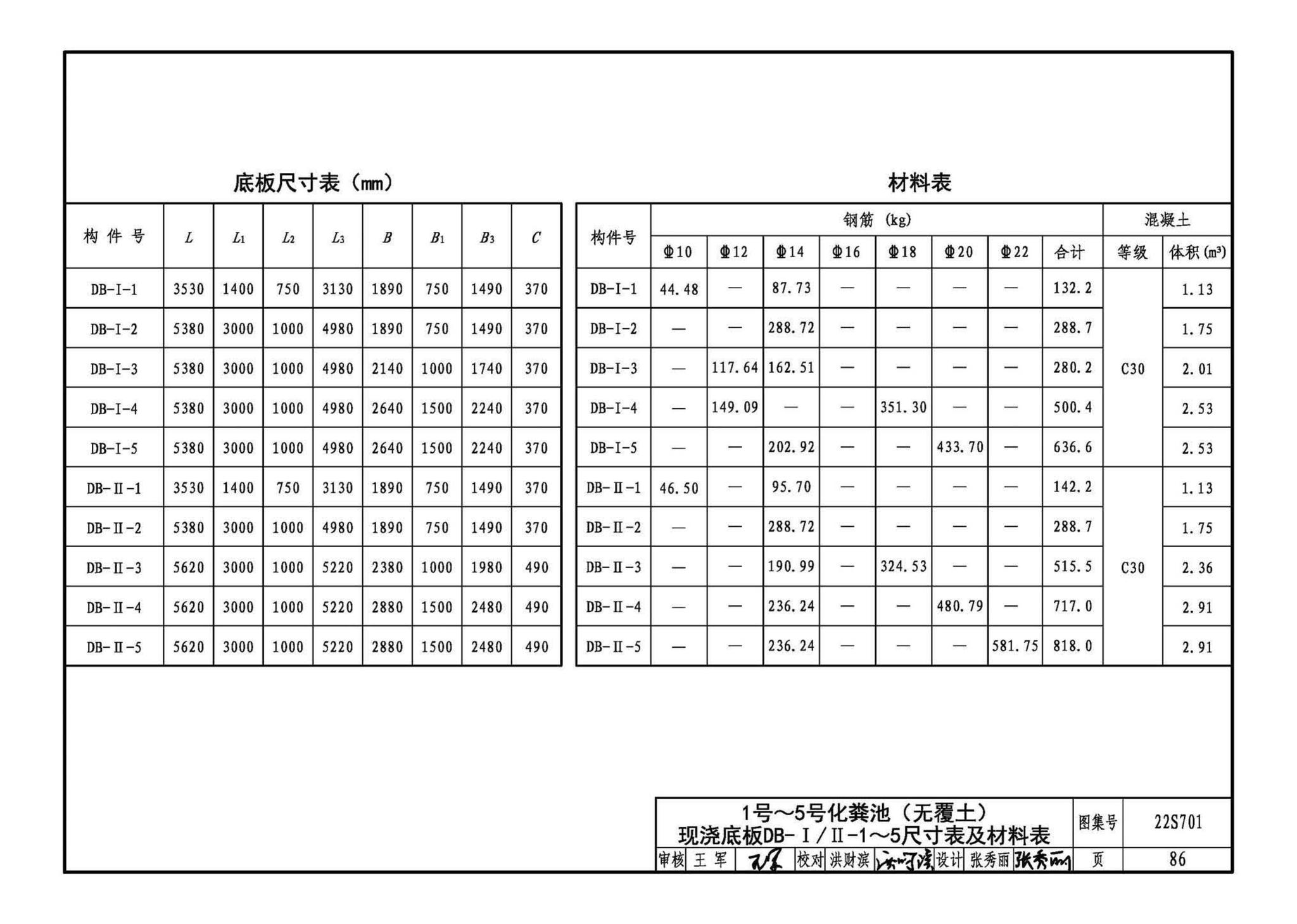 22S701--室外排水设施设计与施工——砖砌化粪池