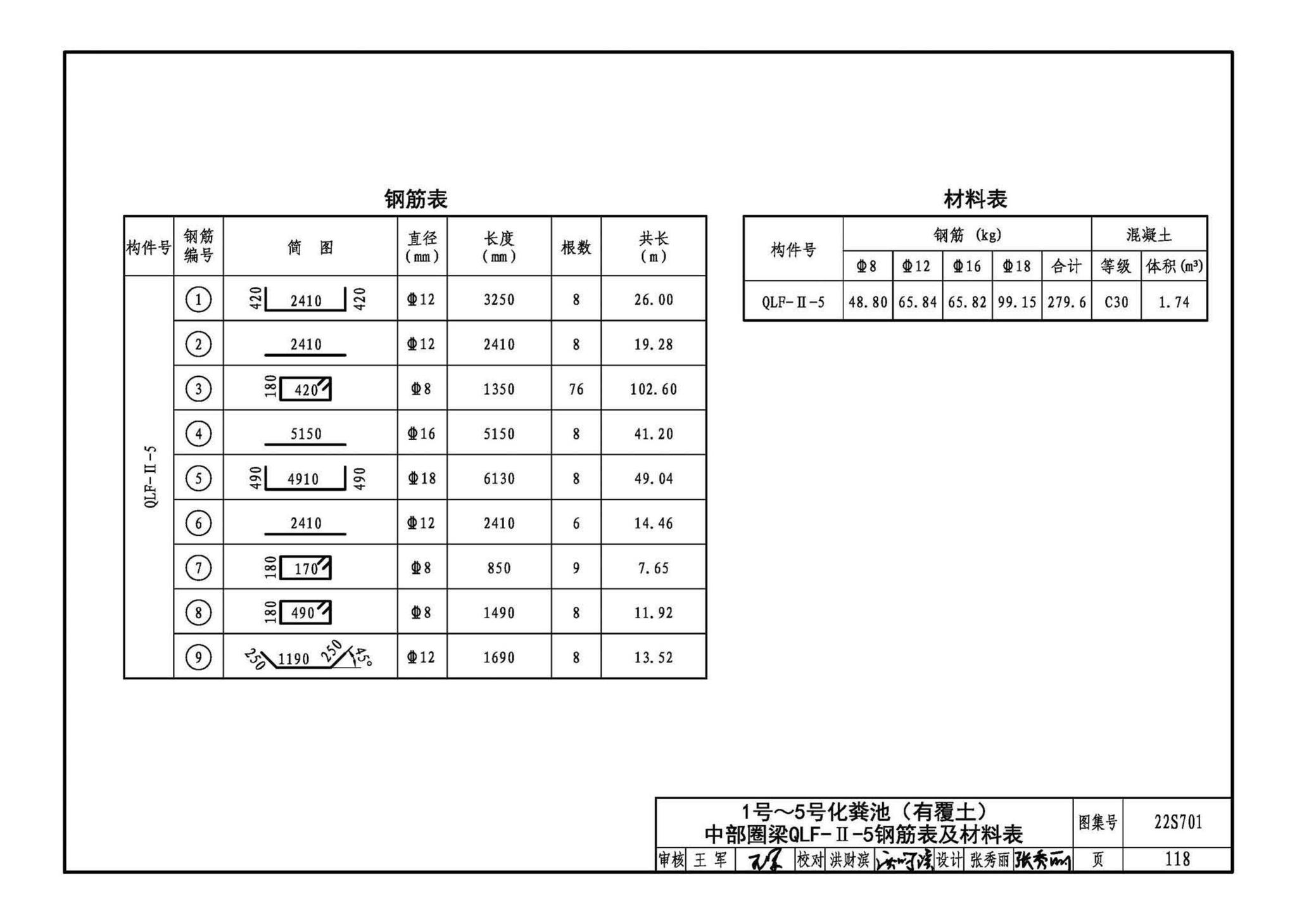 22S701--室外排水设施设计与施工——砖砌化粪池